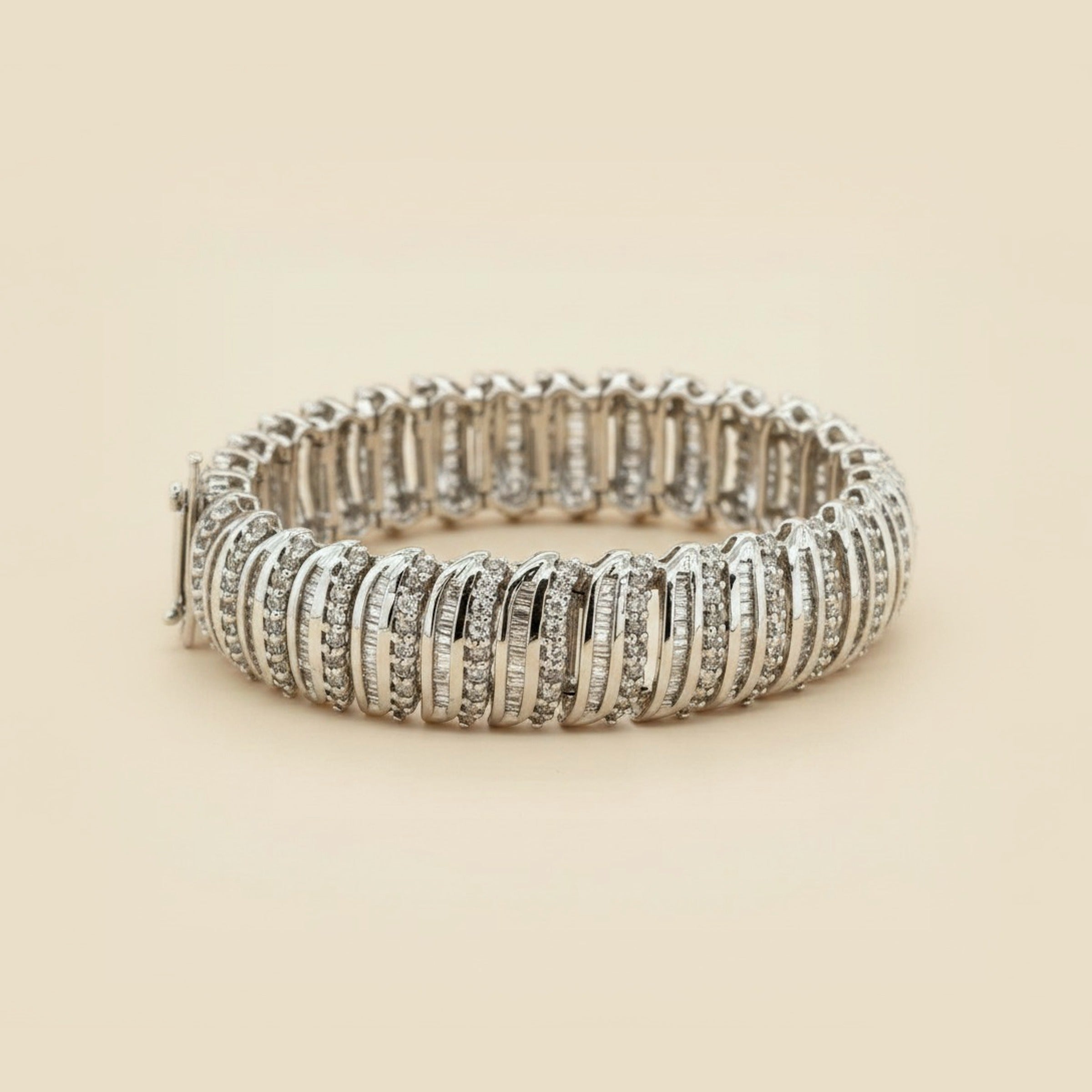 10K Alternating Diamond "S" Link Bracelet – Empire Diamond