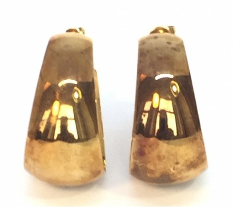Pair of Rose Gold Wide 3/4 Hoop Earrings – Empire Diamond – view 2