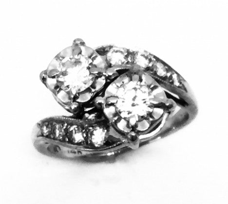 Twin Diamond Cocktail Ring – Empire Diamond