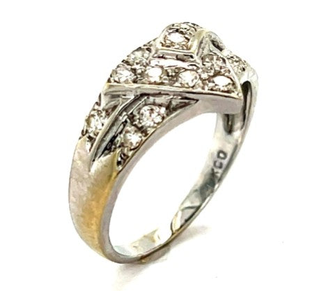White Gold Diamond Cluster Ring – Empire Diamond – view 2