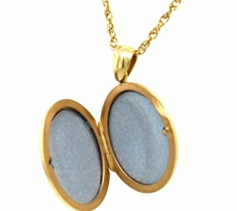 Classic Oval Shaped Locket Pendant – Empire Diamond – view 3