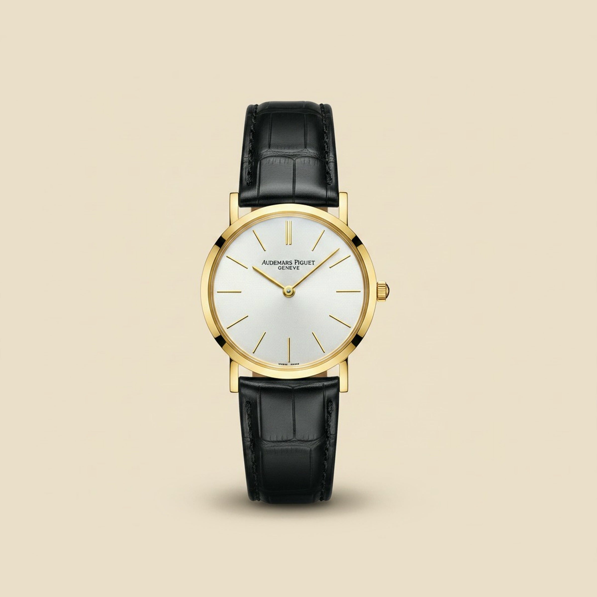Audemars'Piguet 18k Yellow Gold Ultra Thin Mechanical Watch