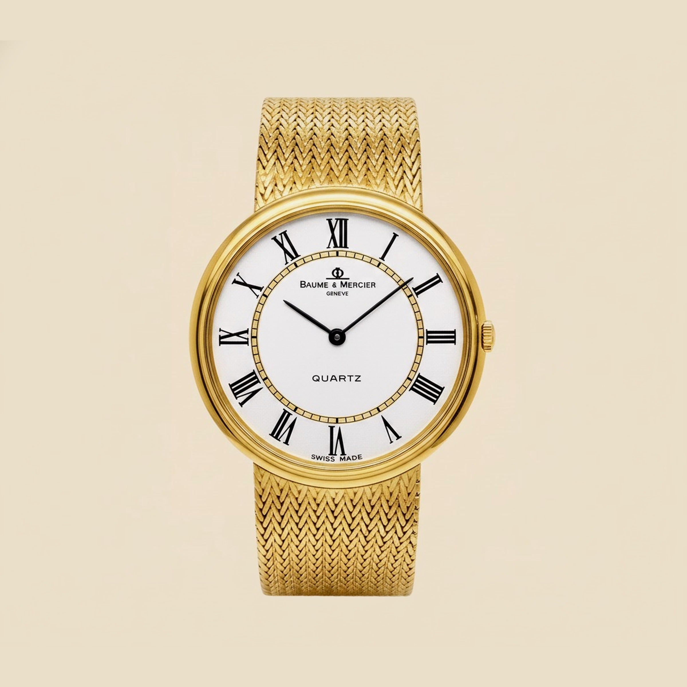 Baume & Mercier Yellow Gold Quartz Watch