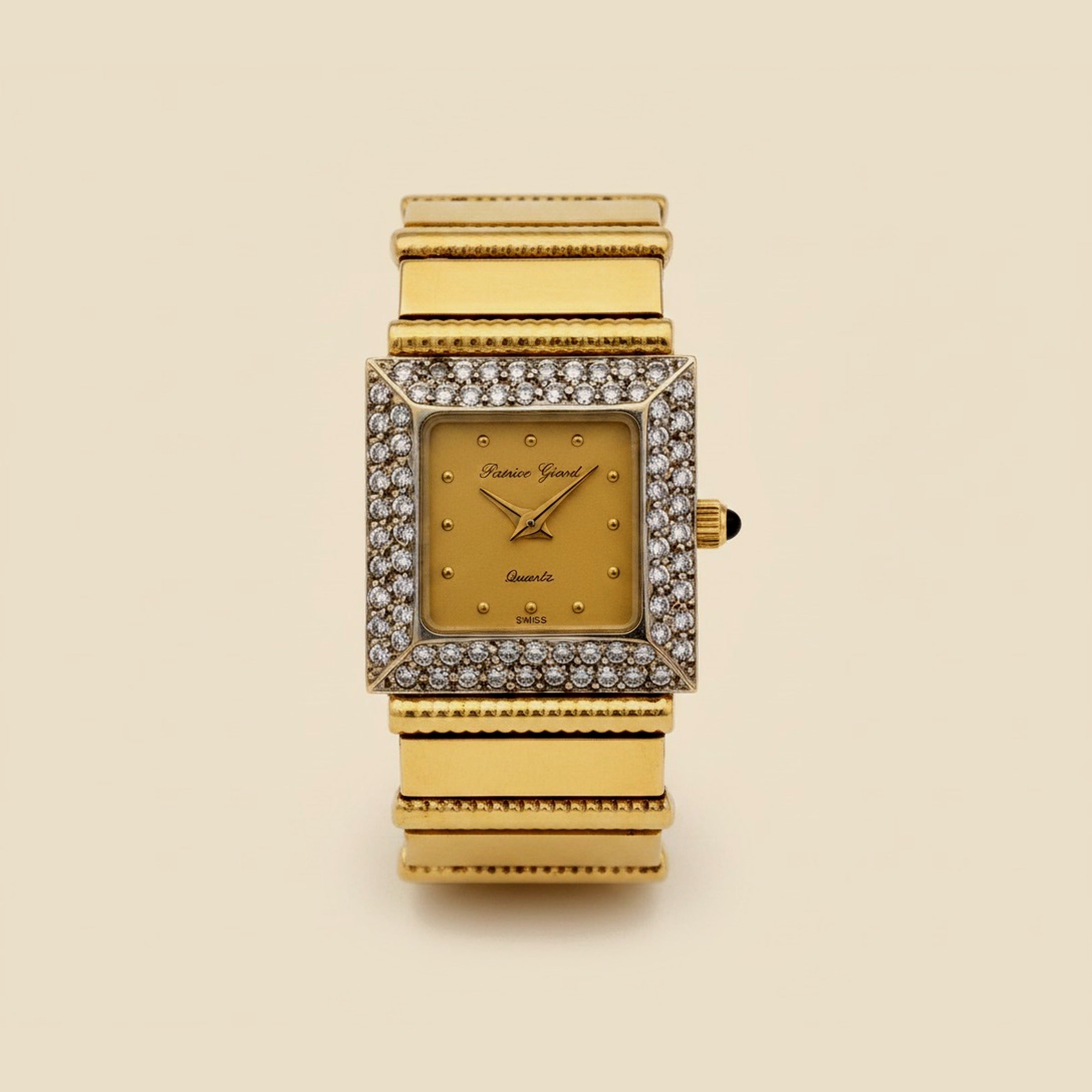 Bueche-Girard Lady's 14K Quartz Diamond Bezel Wrist Watch – Empire Diamond