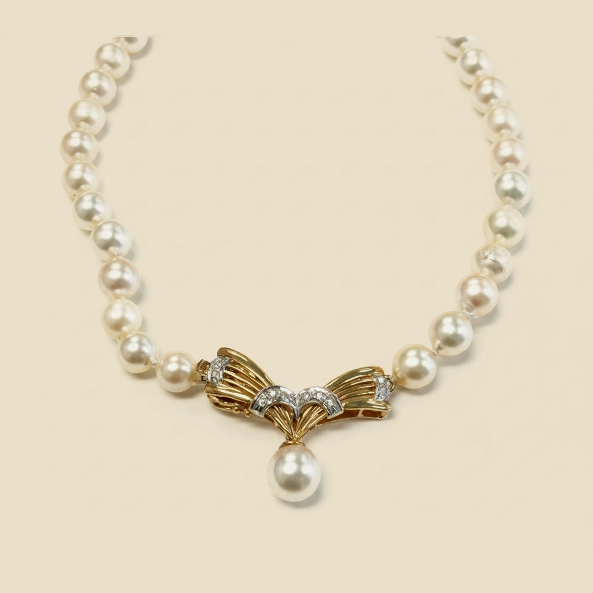 Cultured Pearl Choker Necklace