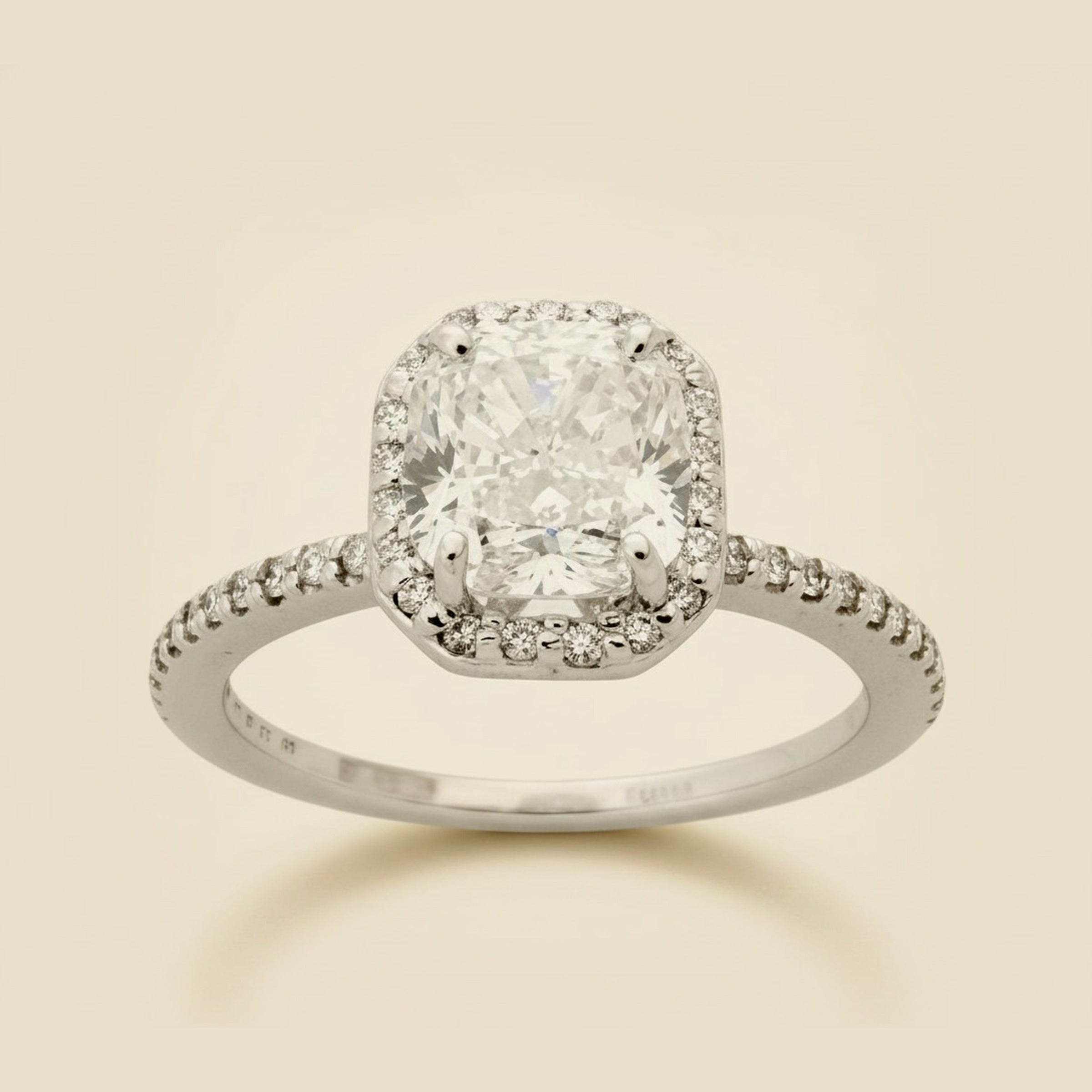Cushion Cut Diamond 1.90cts.