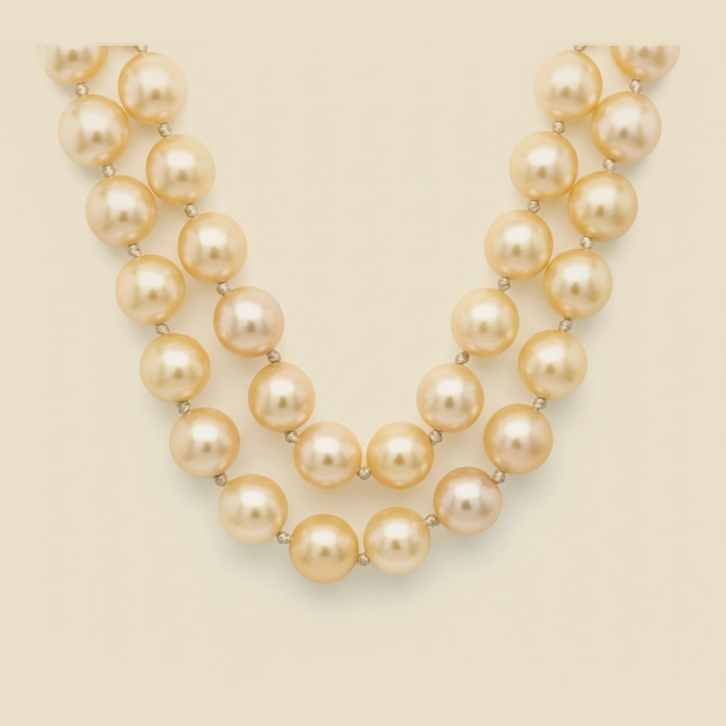 Double Strand Cultured Pearl Necklace