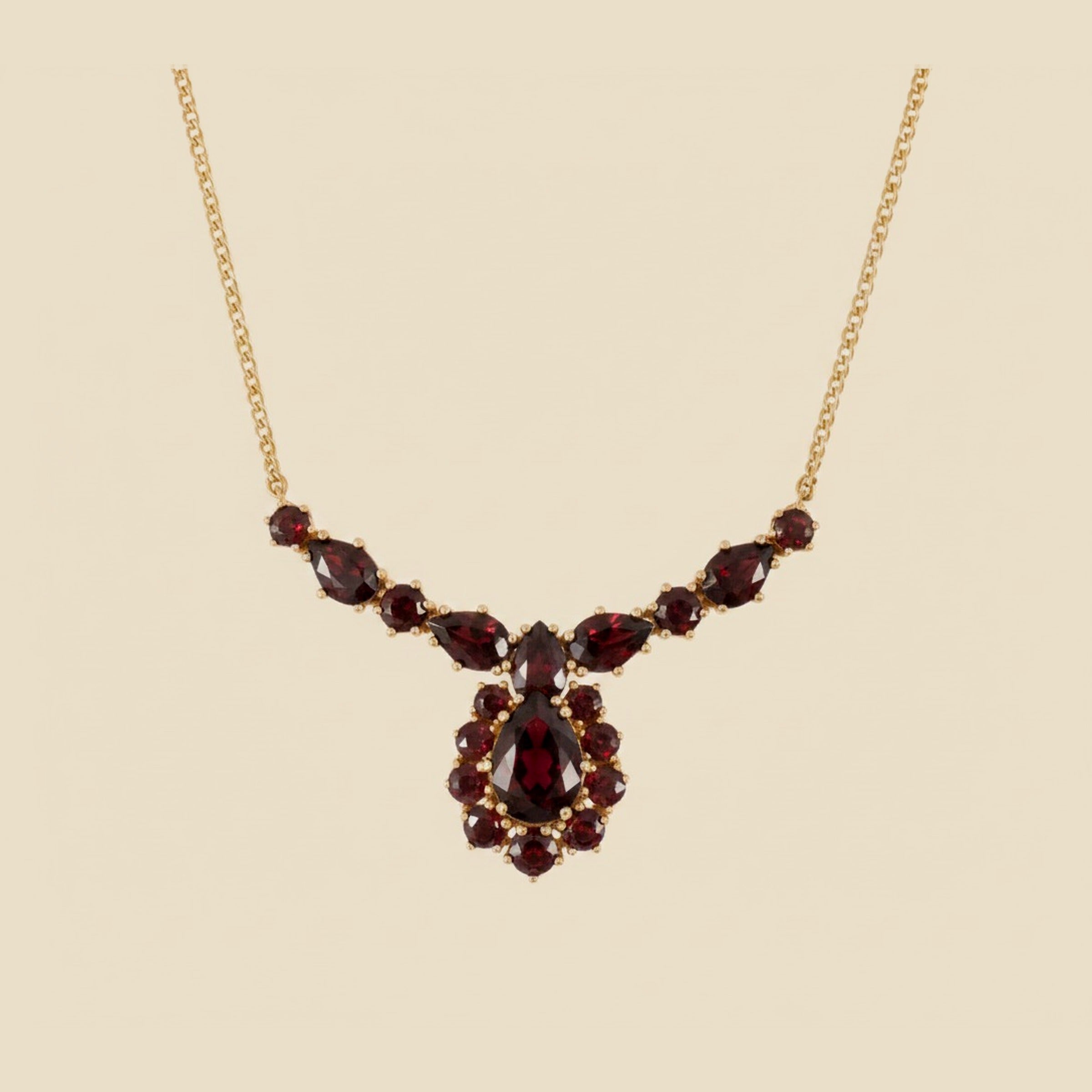 Estate Garnet Choker Necklace – Empire Diamond