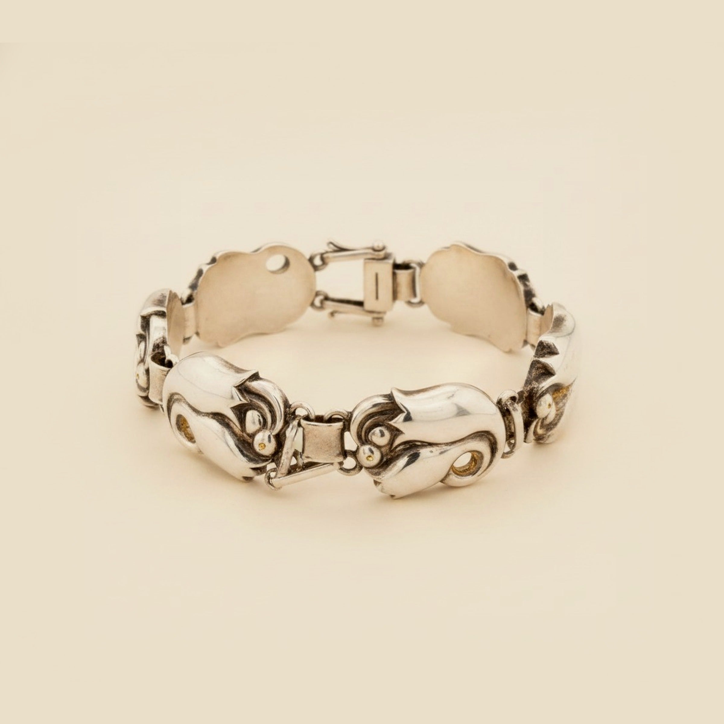 Georg Jensen Sterling Silver Bracelet #52 – Empire Diamond