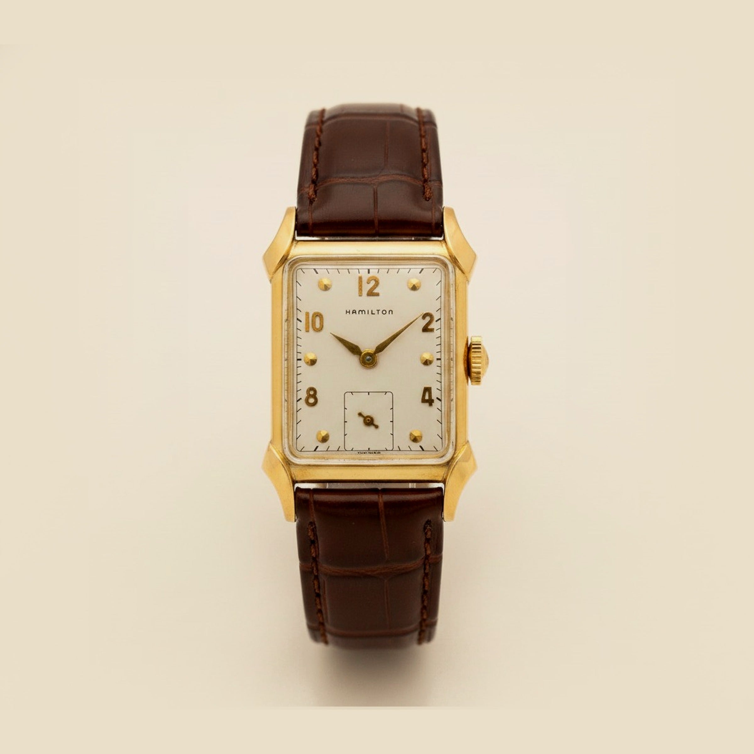 Hamilton "Milton" 14k Yellow Gold Filled Watch