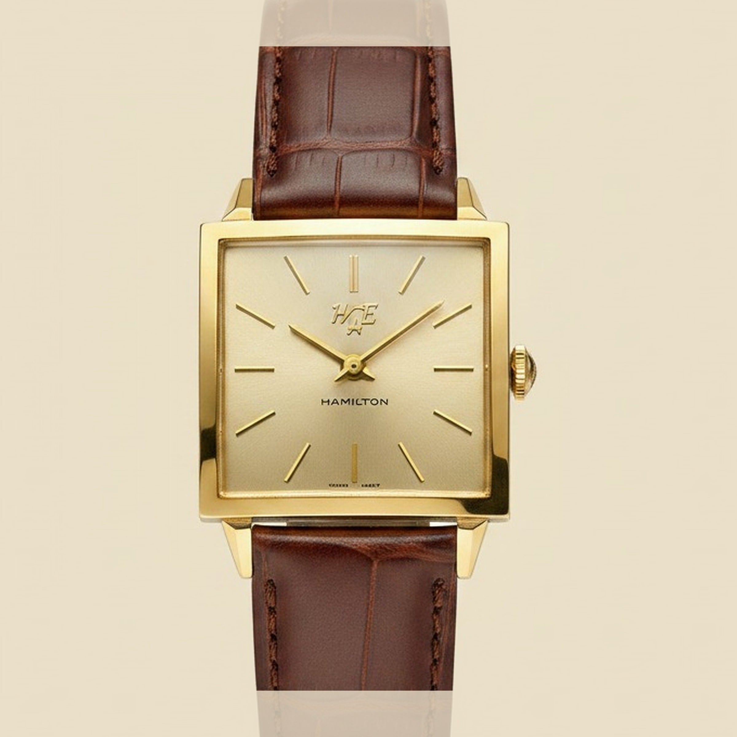 Hamilton Watch Co. Lancaster PA Vintage Wrist Watch – Empire Diamond – view 2
