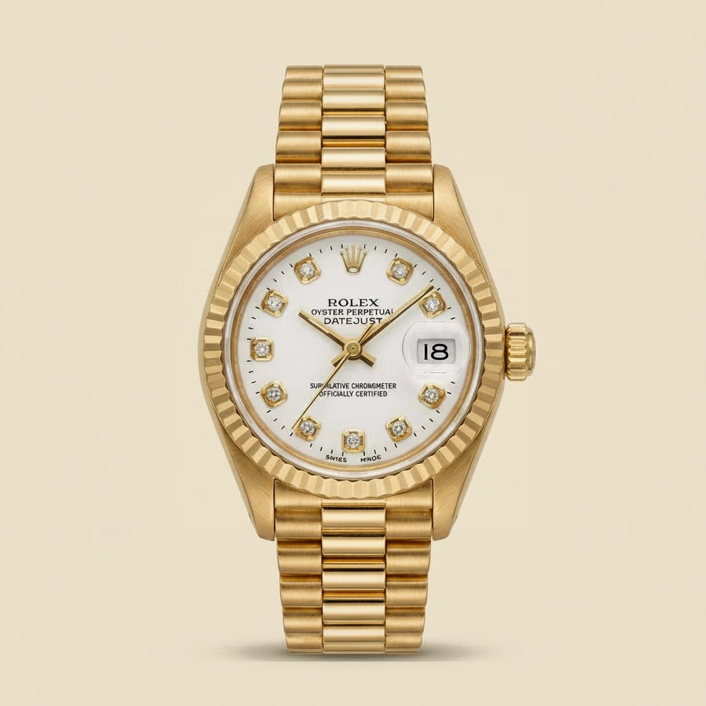 Lady's Rolex Swiss Presidents Watch – Empire Diamond