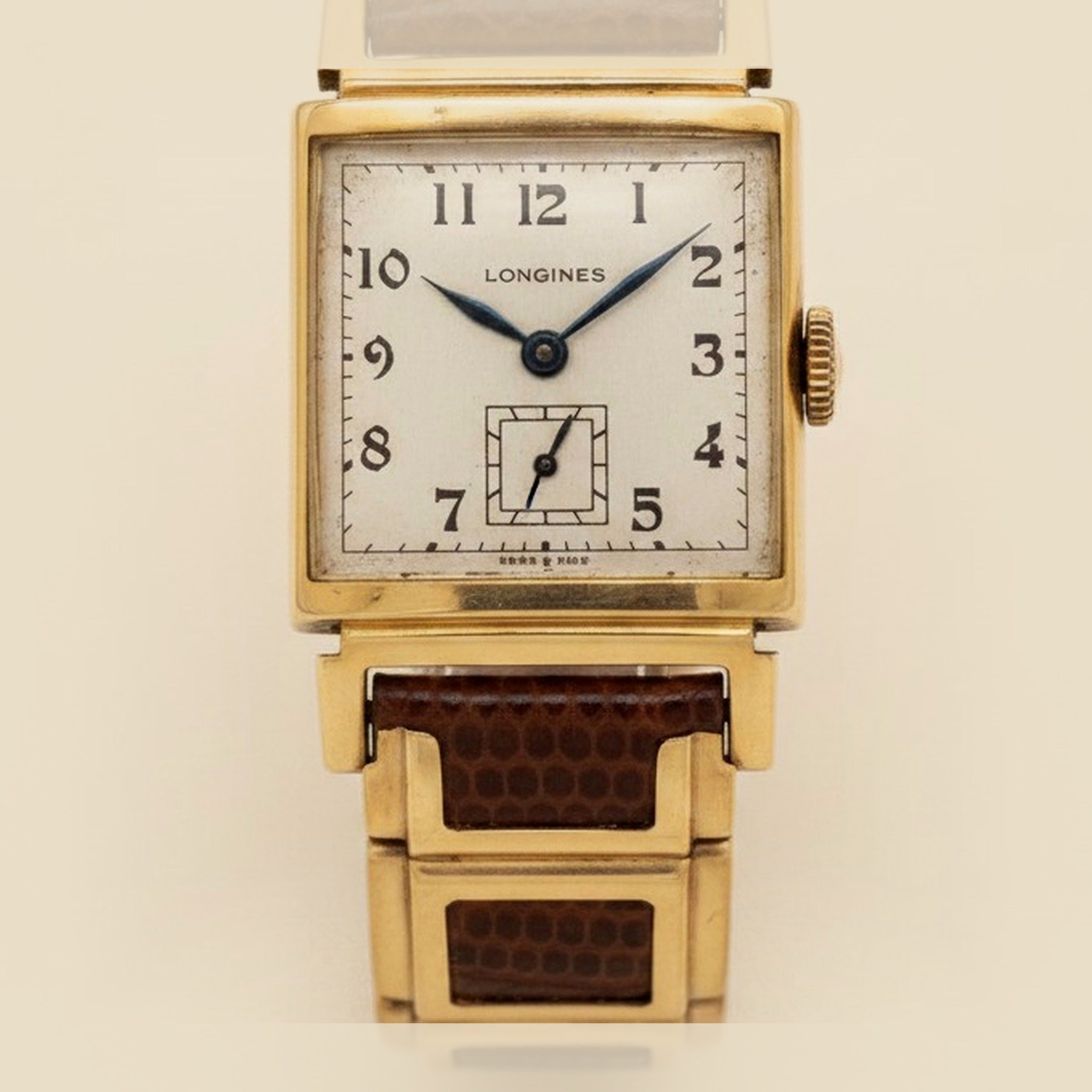Longines Mechanical Wind Tank Watch – Empire Diamond – view 2