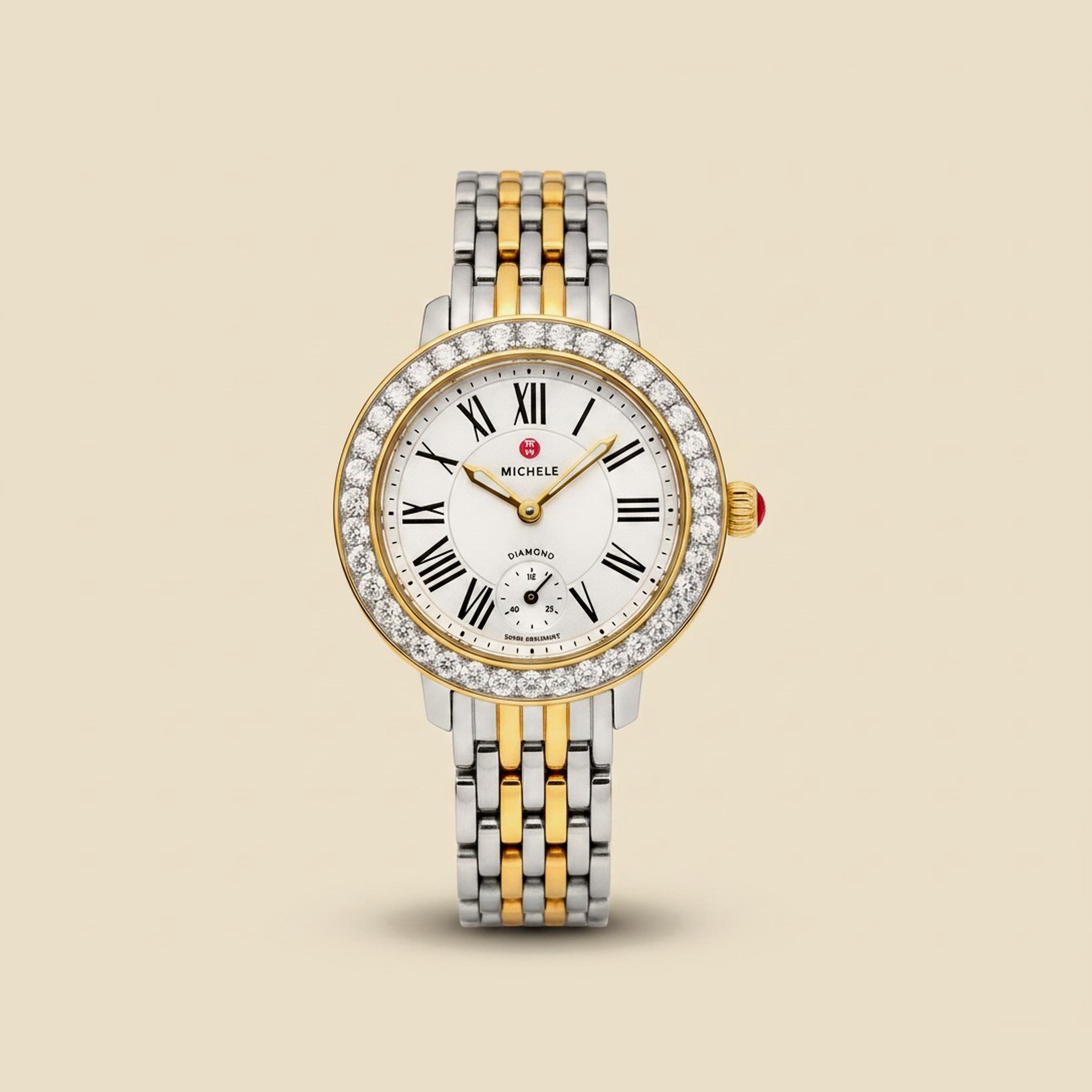 Michele Serein Two-Tone Stainless Steel Watch
