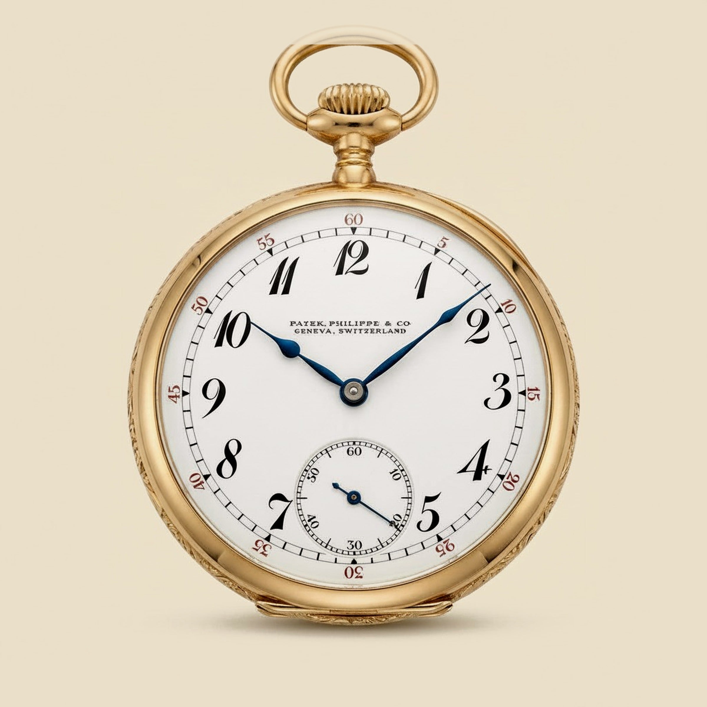 Patek, Philippe Open Face Pocket Watch
