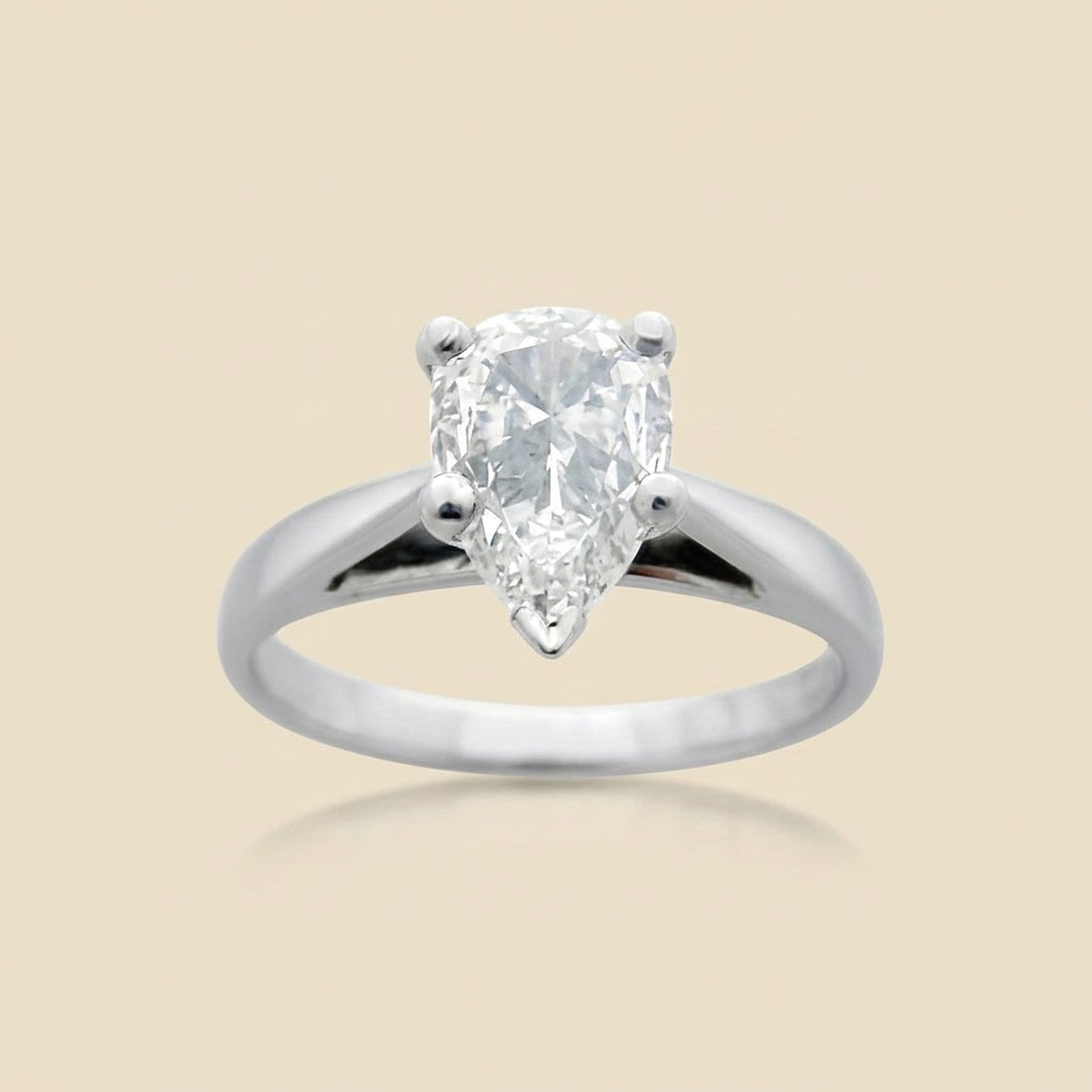 Pear Shaped Diamond .85ct.