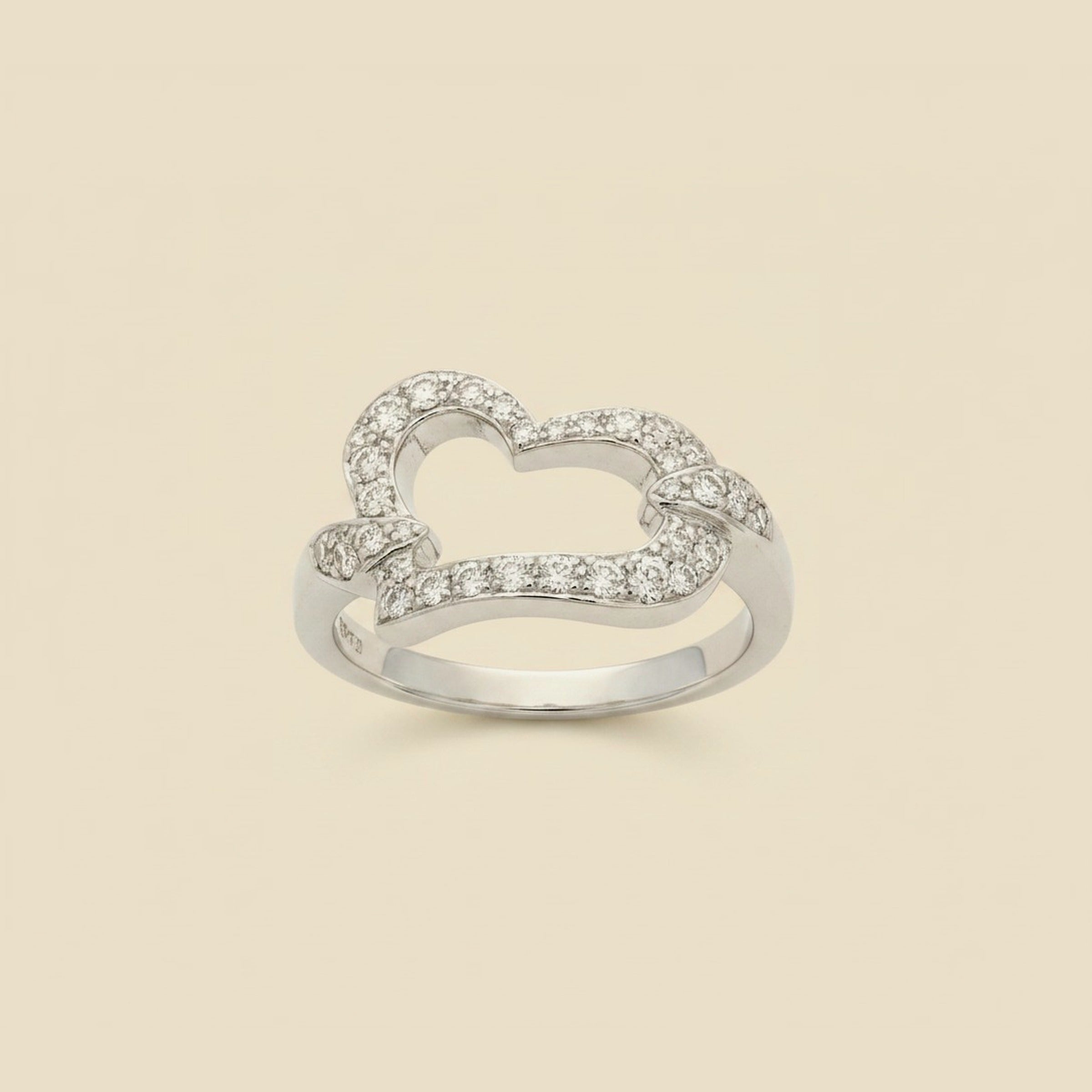 Piaget Diamond Heart Ring – Empire Diamond – view 2
