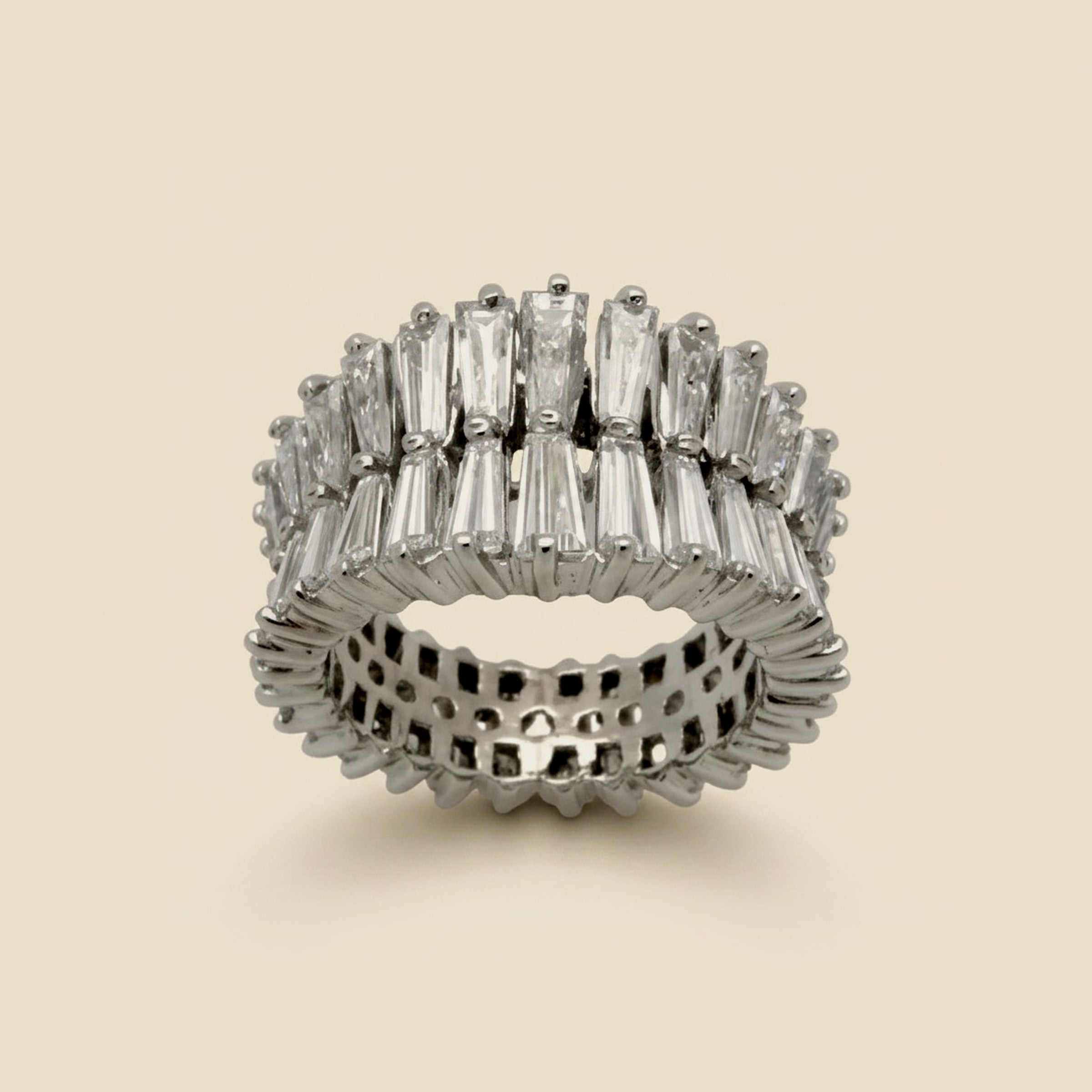 Platinum Diamond Eternity Band – Empire Diamond