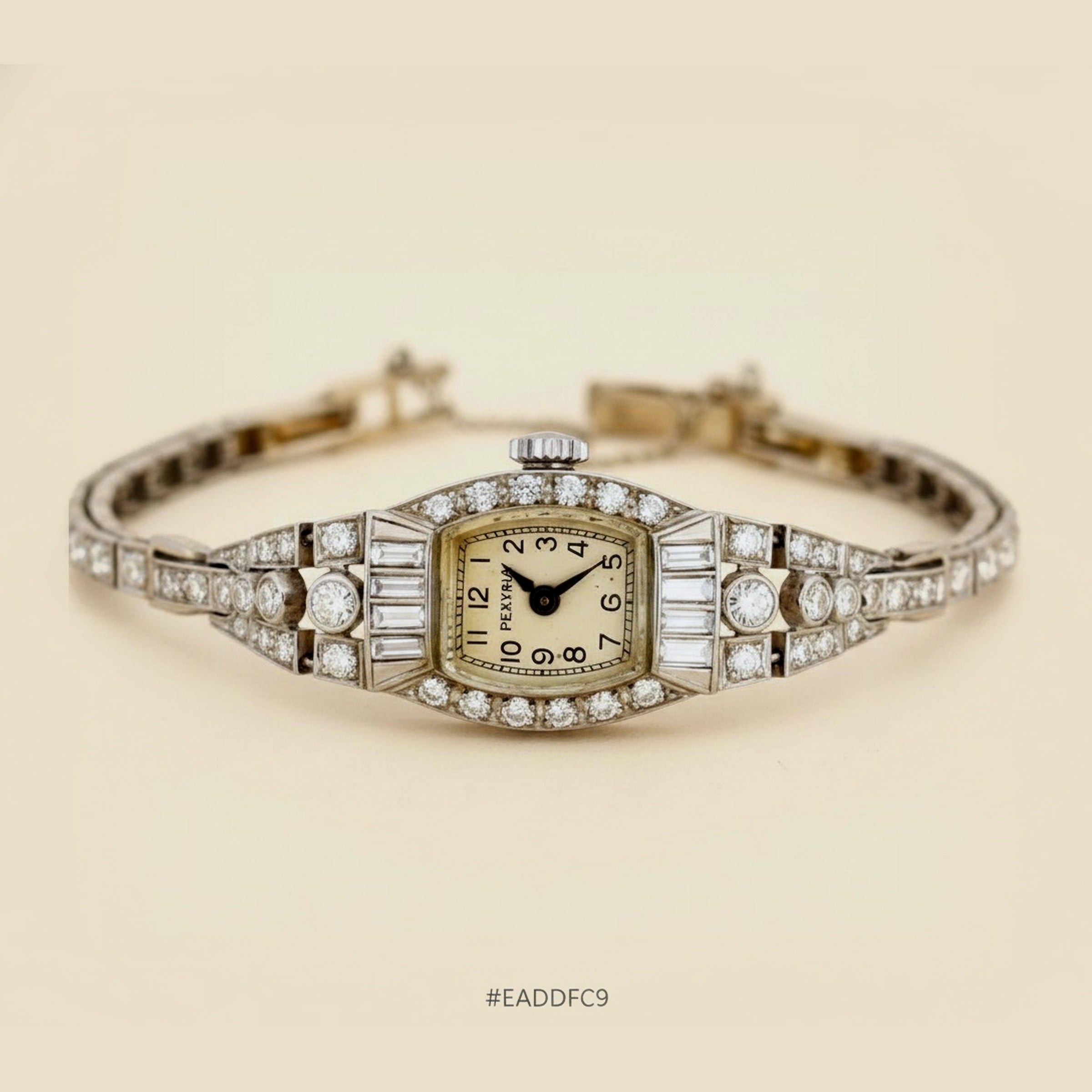 Platinum Women's Diamond Wrist Watch ca. 1930