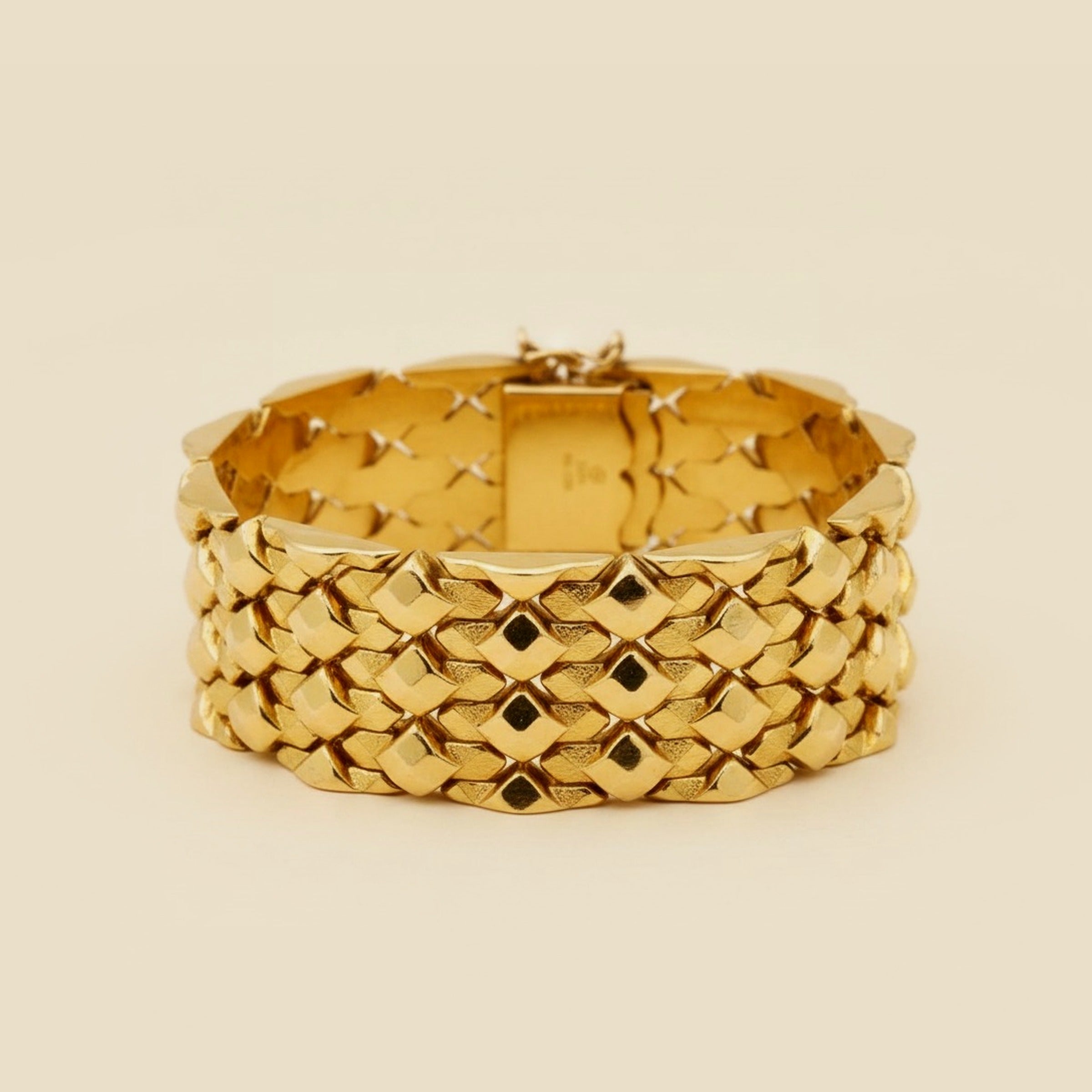 Rose Gold Diamond Cut Bracelet – Empire Diamond