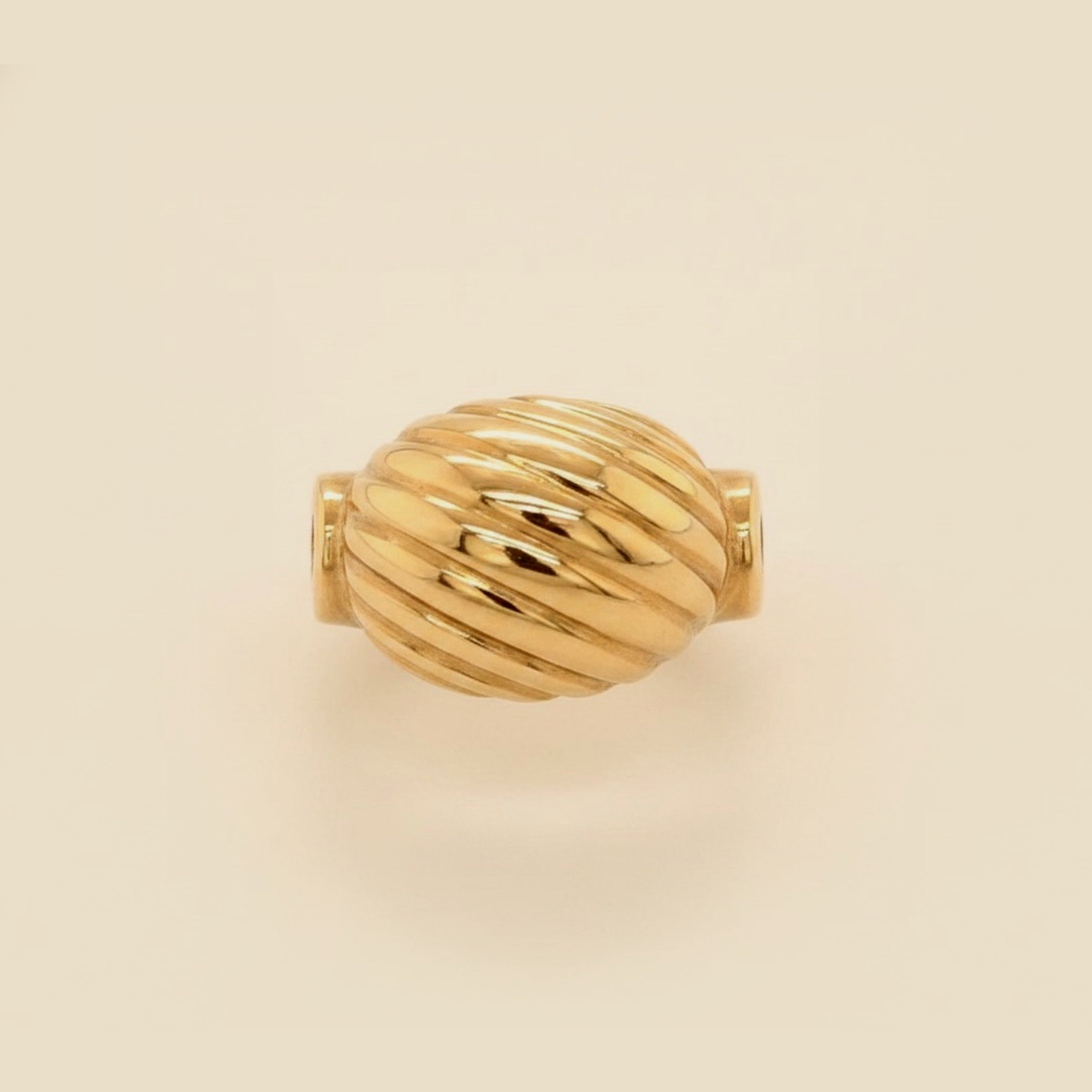 Tiffany & Co. 14k Yellow Gold Ribbed Dome Ring