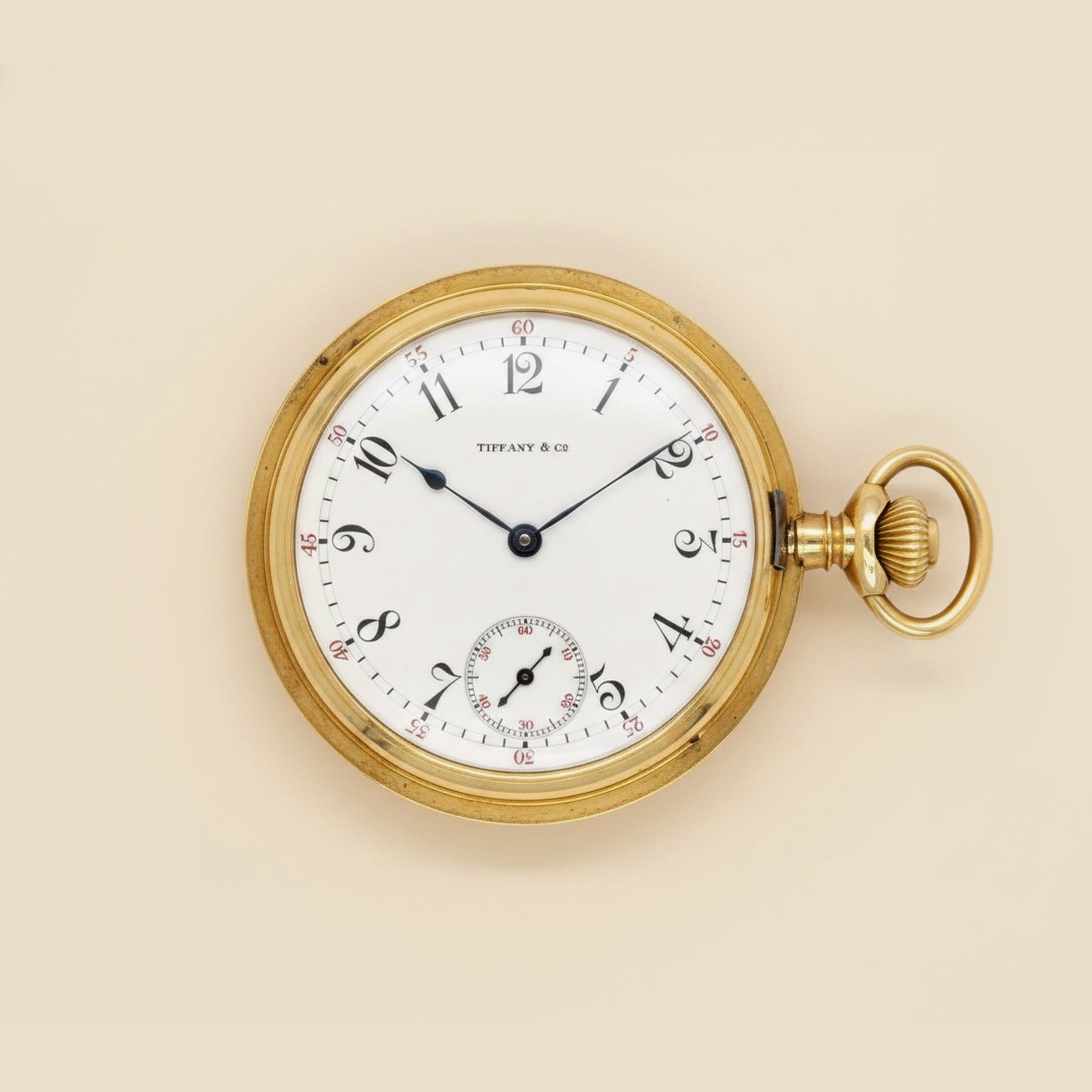 Tiffany & Co. 18k Hunter's Case Pocket Watch