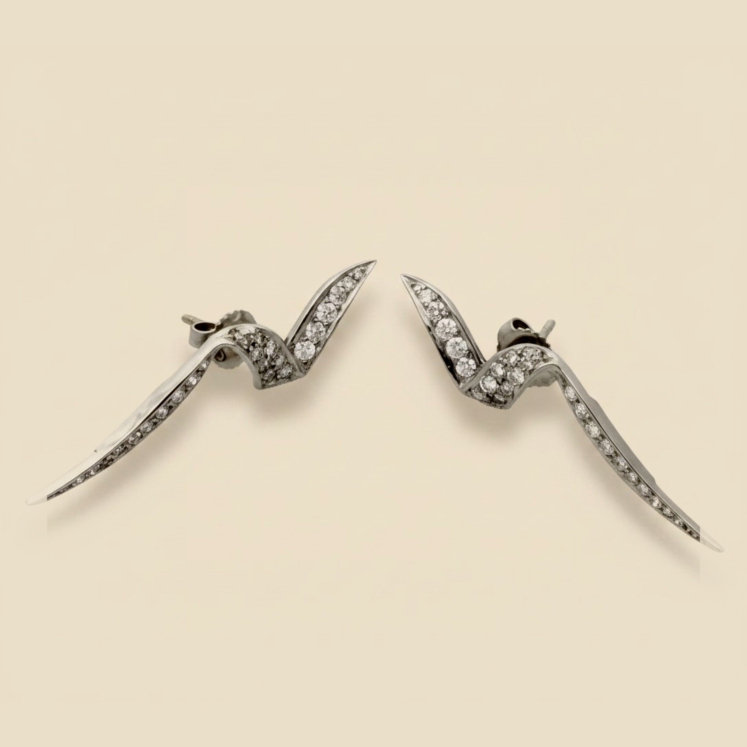 Tiffany & Co. Paloma Picasso Diamond ZigZag Earrings – Empire Diamond