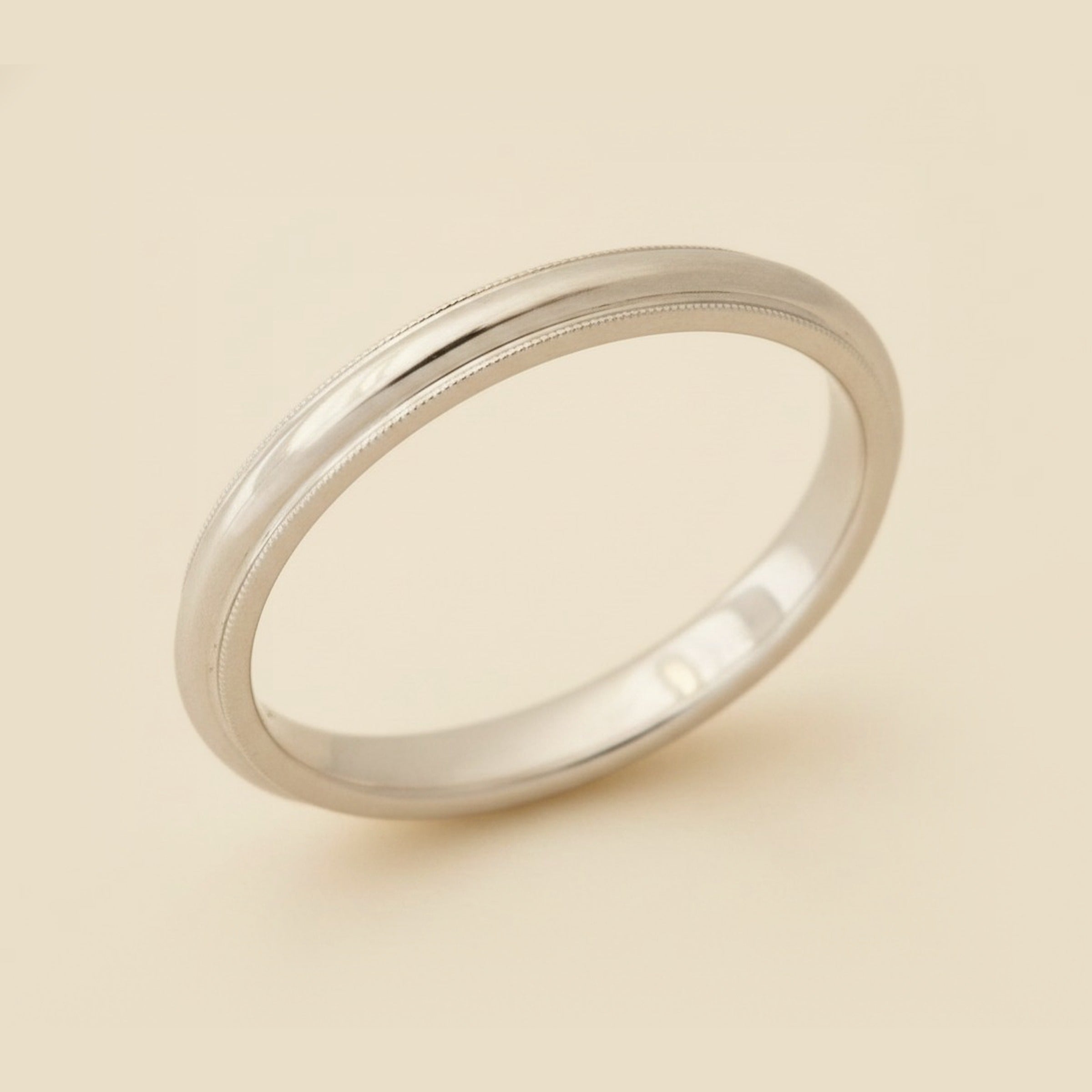 Tiffany Platinum Mens Wedding Band