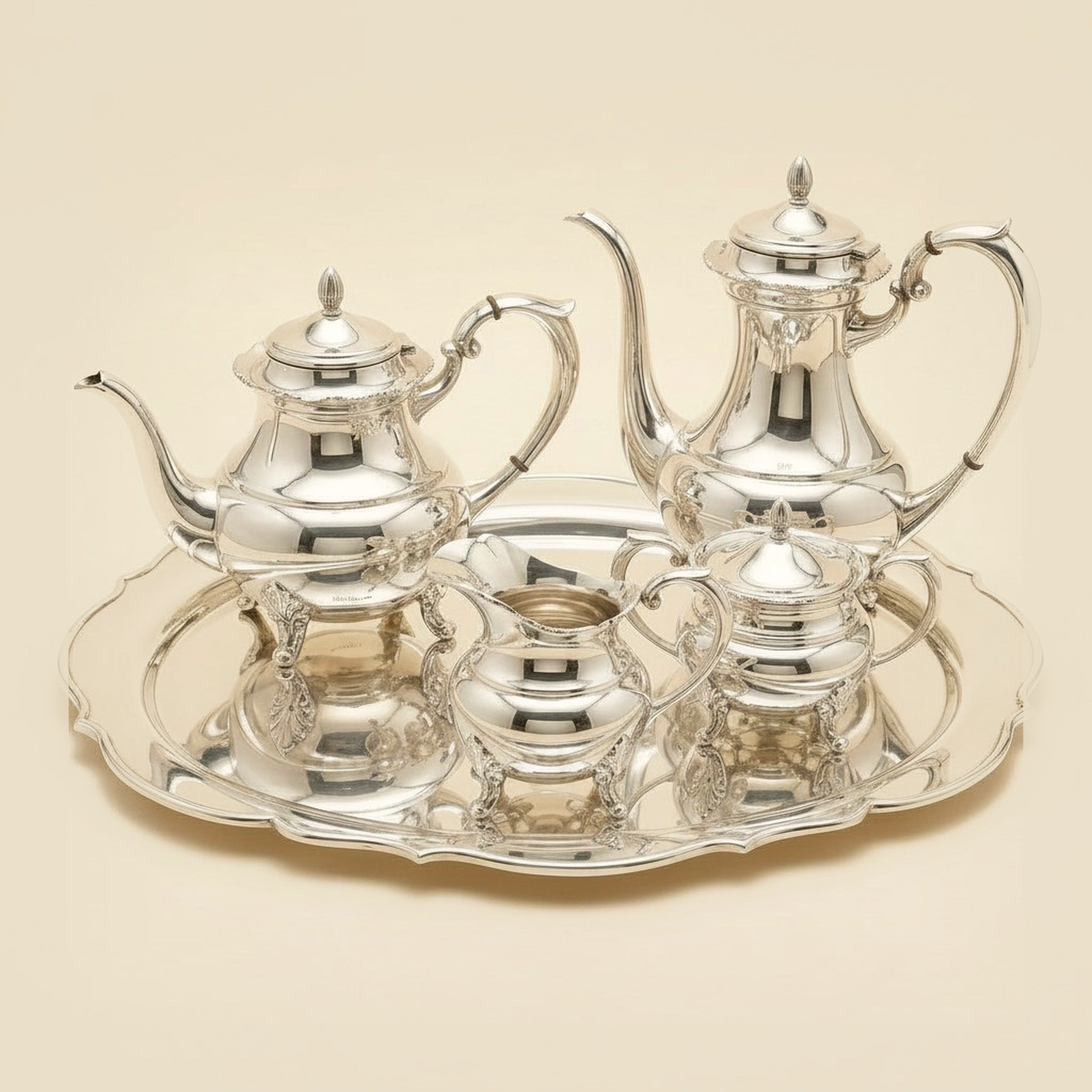 Vintage Miyata .950 Silver 5 Piece Tea Set – Empire Diamond