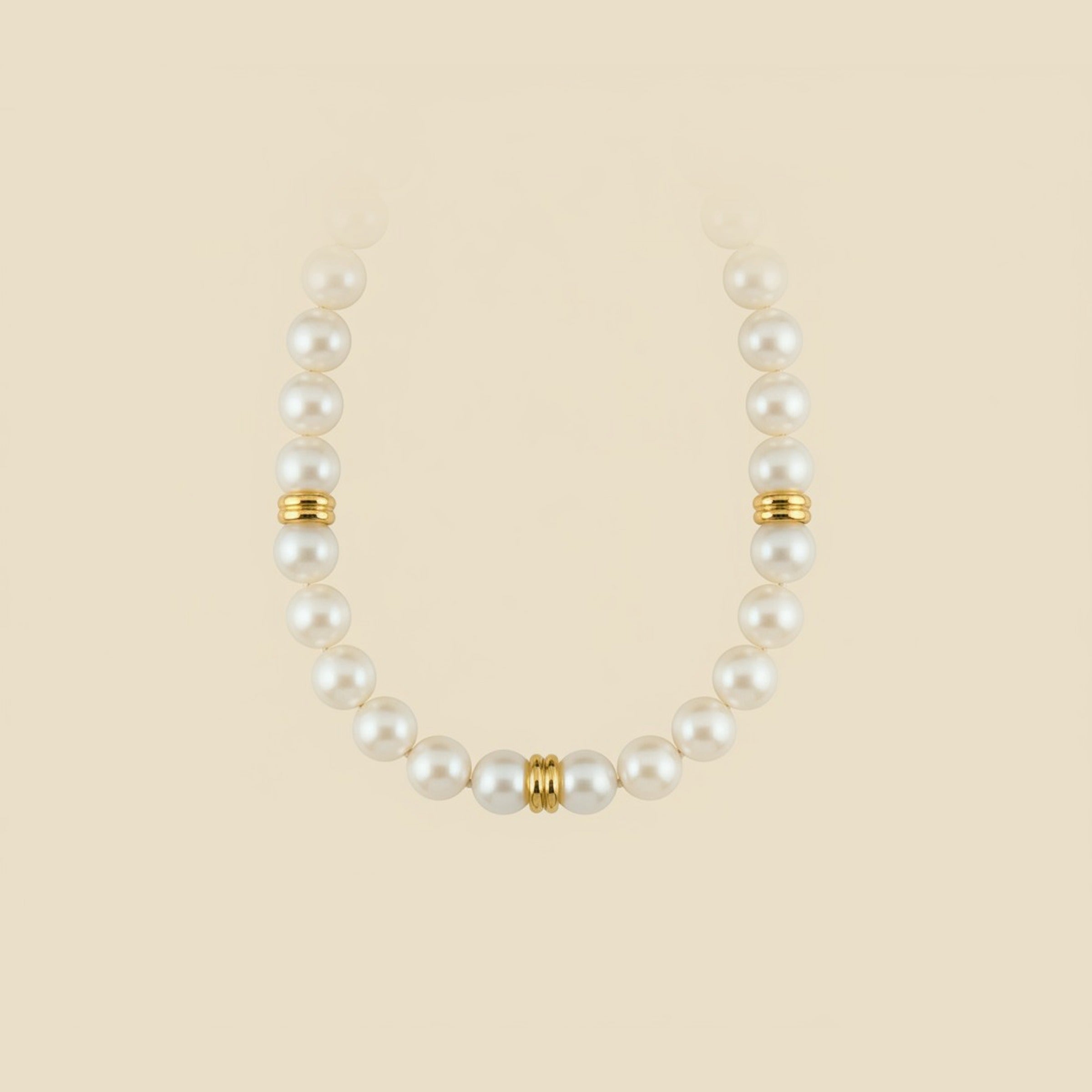 White Coral Bead Necklace