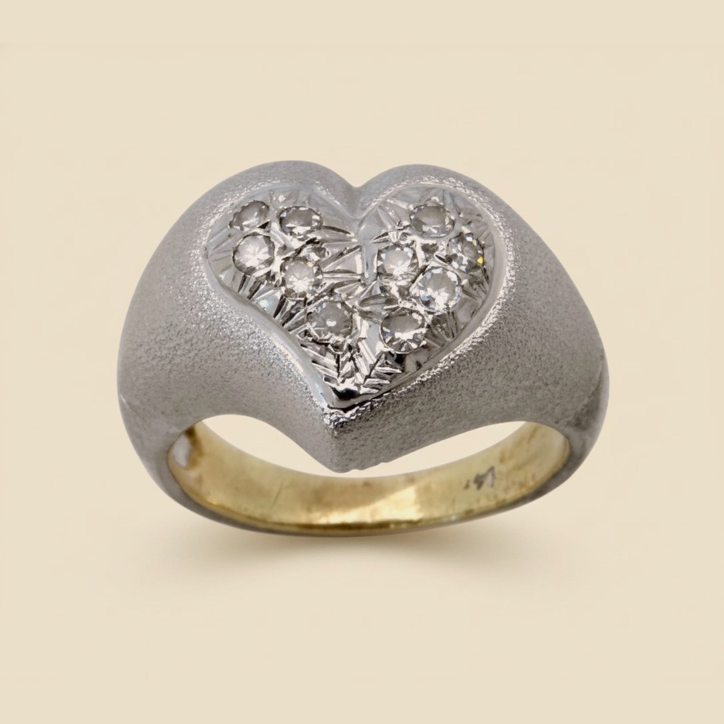 White Gold Diamond Cluster Ring – Empire Diamond – view 2