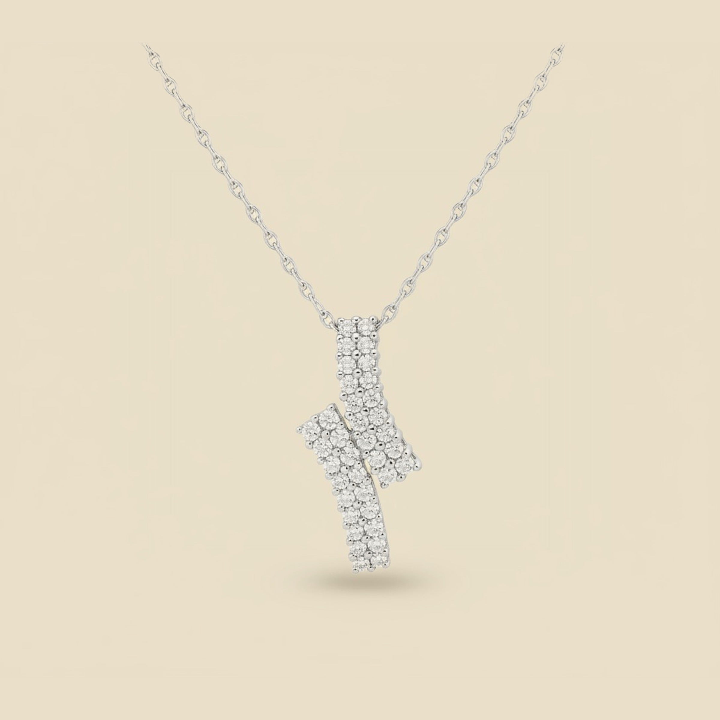 White Gold Diamond Pendant – Empire Diamond