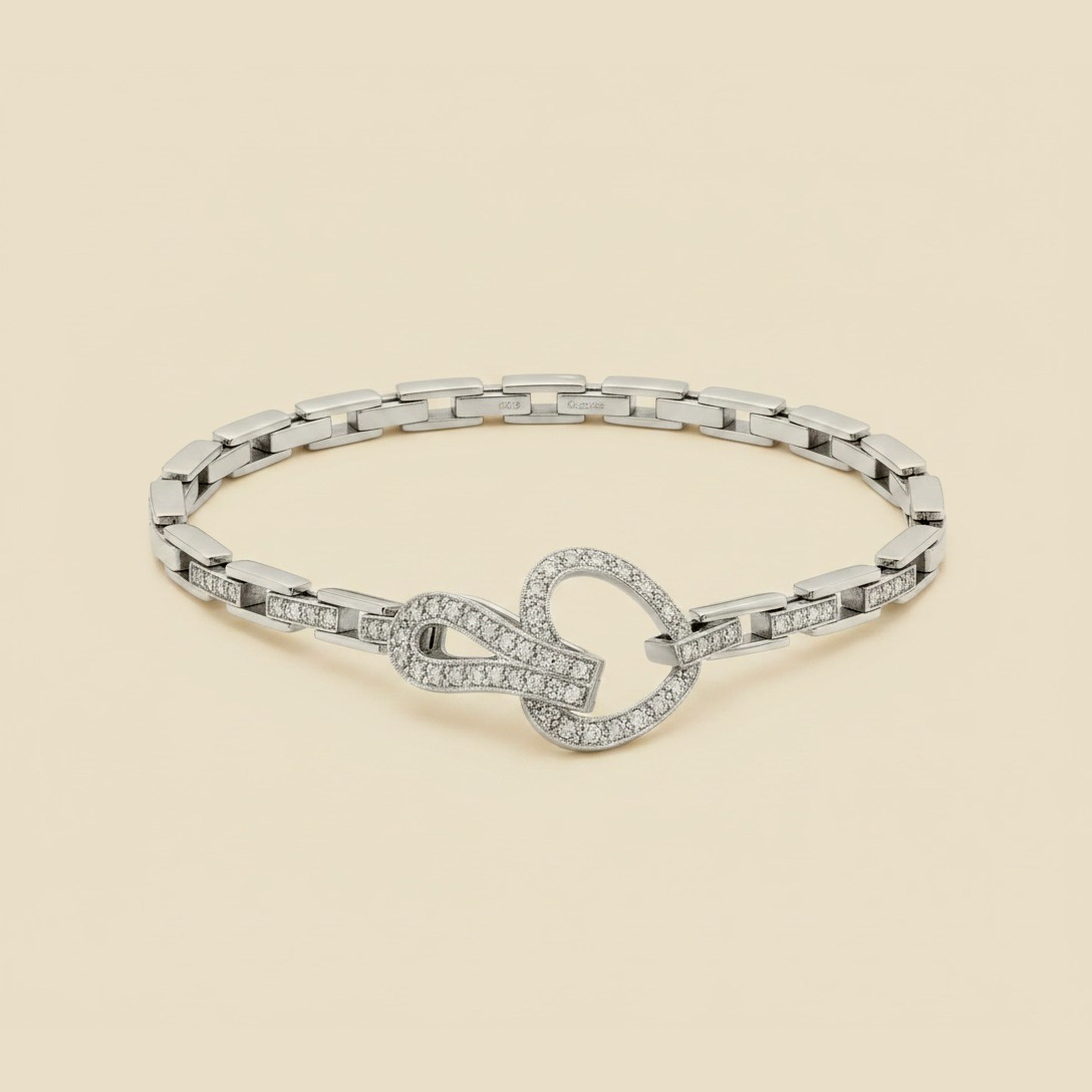White Gold Diamond Toggle Bracelet – Empire Diamond
