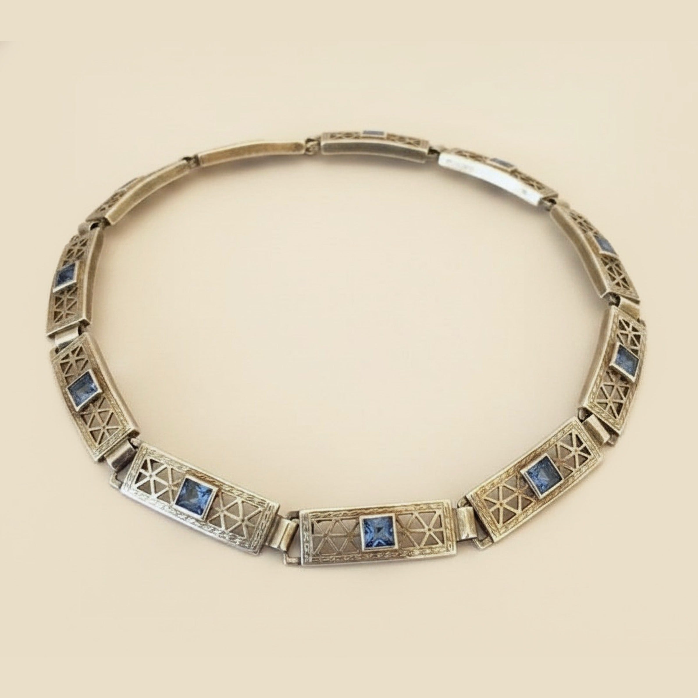 Yellow Gold Filigree Iolite Bracelet – Empire Diamond