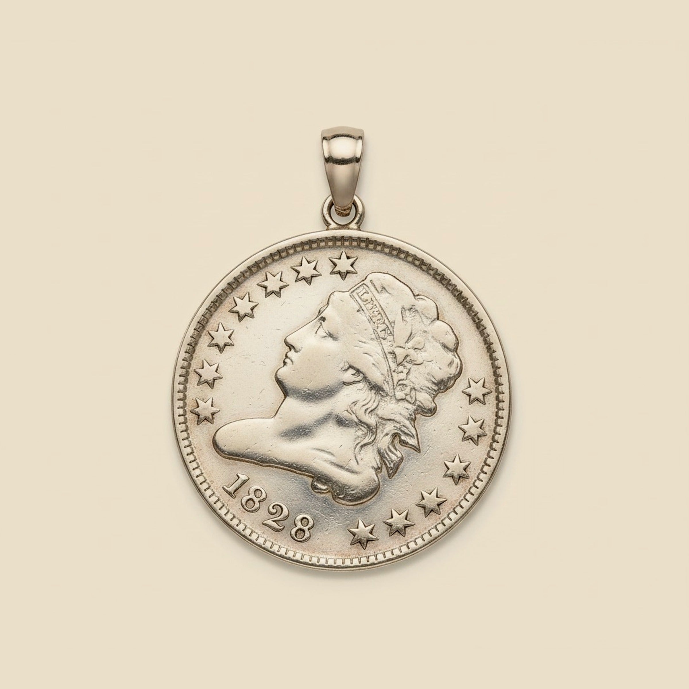 1828 Early Copper Half Penny – Empire Diamond