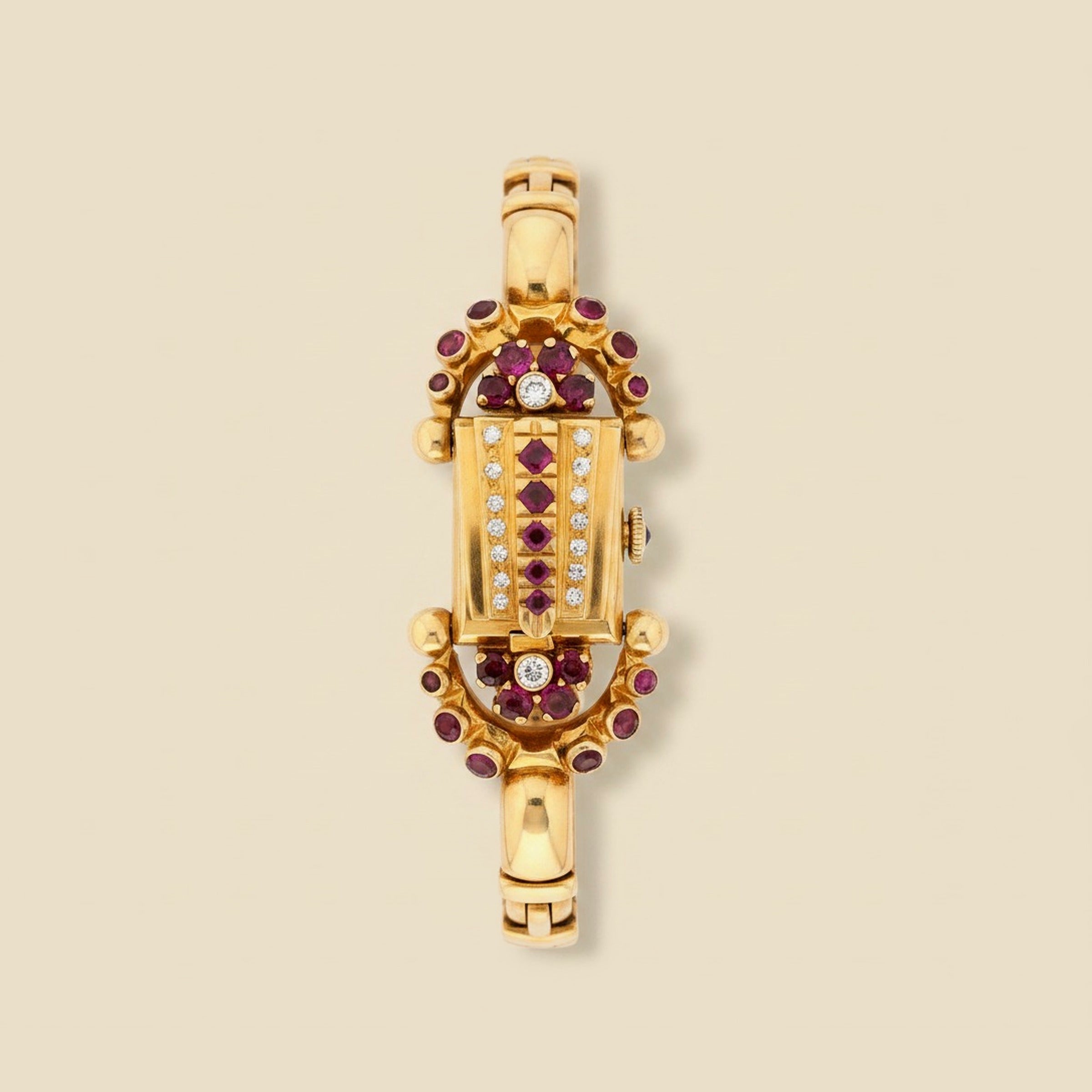 1930's Lady's Bulova Rose Gold Closed Faced Diamond Watch – Empire Diamond