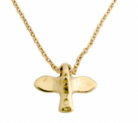 Tiffany 18K Elsa Peretti Dove Pendant – Empire Diamond – view 2