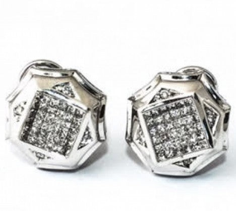 White Gold Kaleidoscope Diamond Earrings – Empire Diamond