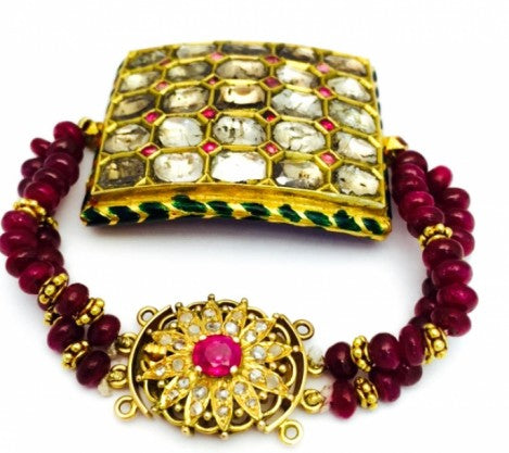 Hand painted multi-colored Enamel Bracelet – Empire Diamond