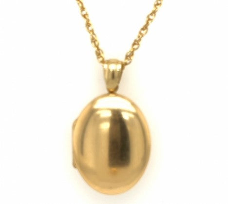 Classic Oval Shaped Locket Pendant – Empire Diamond – view 2