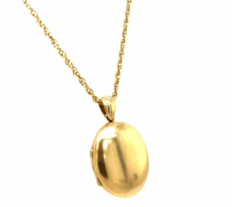 Classic Oval Shaped Locket Pendant – Empire Diamond