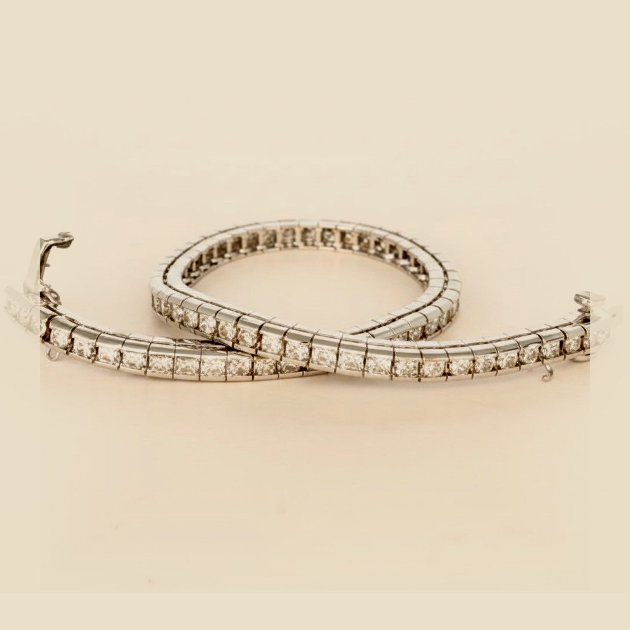 Channel Set Diamond Link Bracelet – Empire Diamond