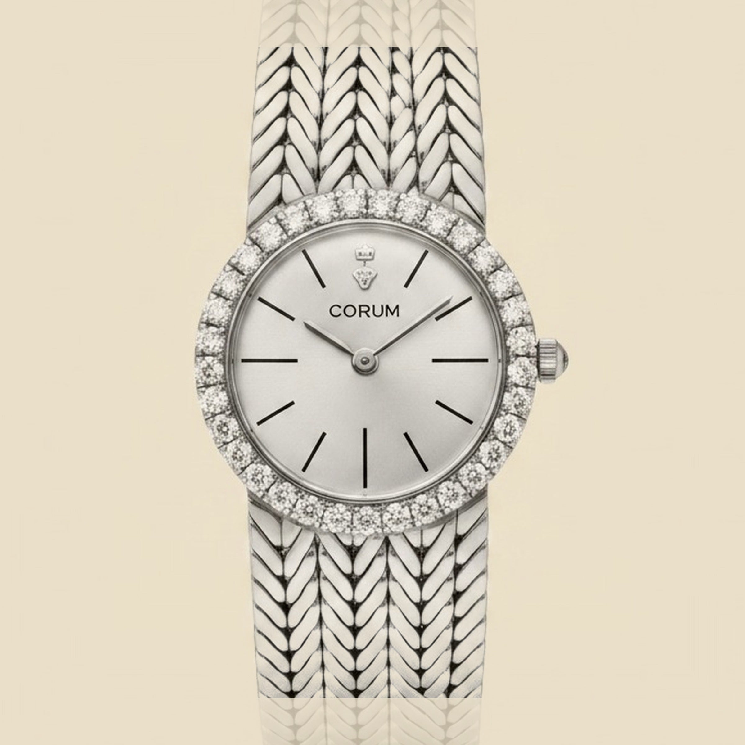 Corum White Gold Lady's Watch – Empire Diamond – view 2