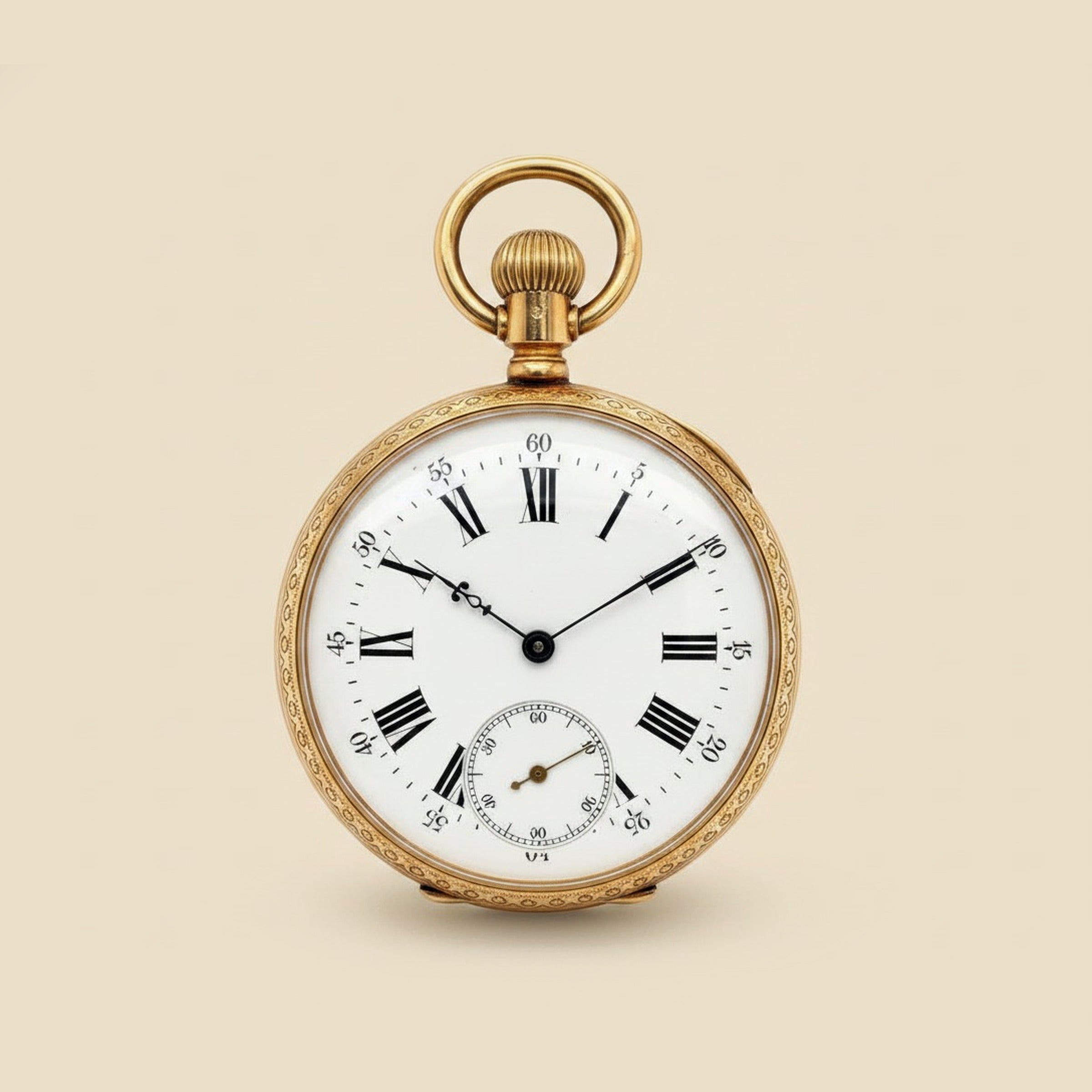 DuBois & Sons 18k Yellow Gold Pocket Watch