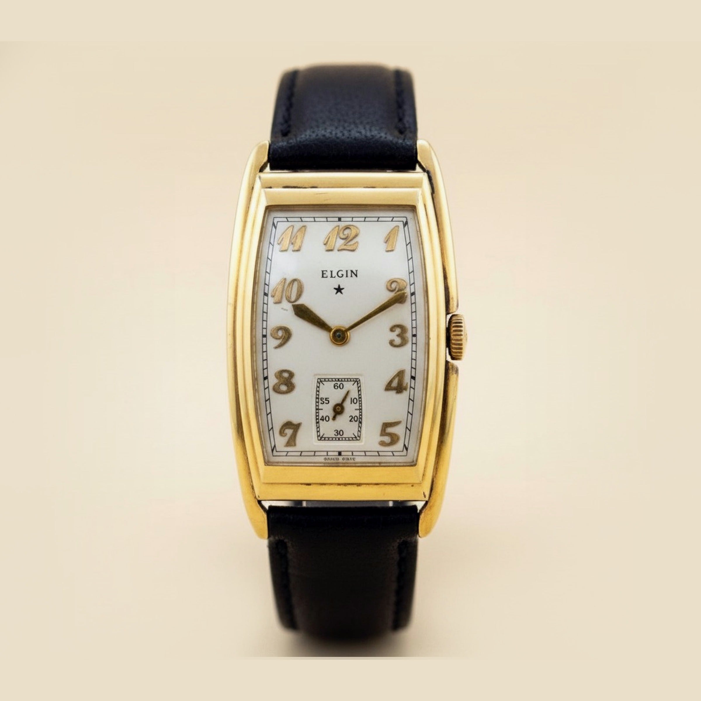 Elgin Gold-Filled Step Up Curvex Mechanical Watch