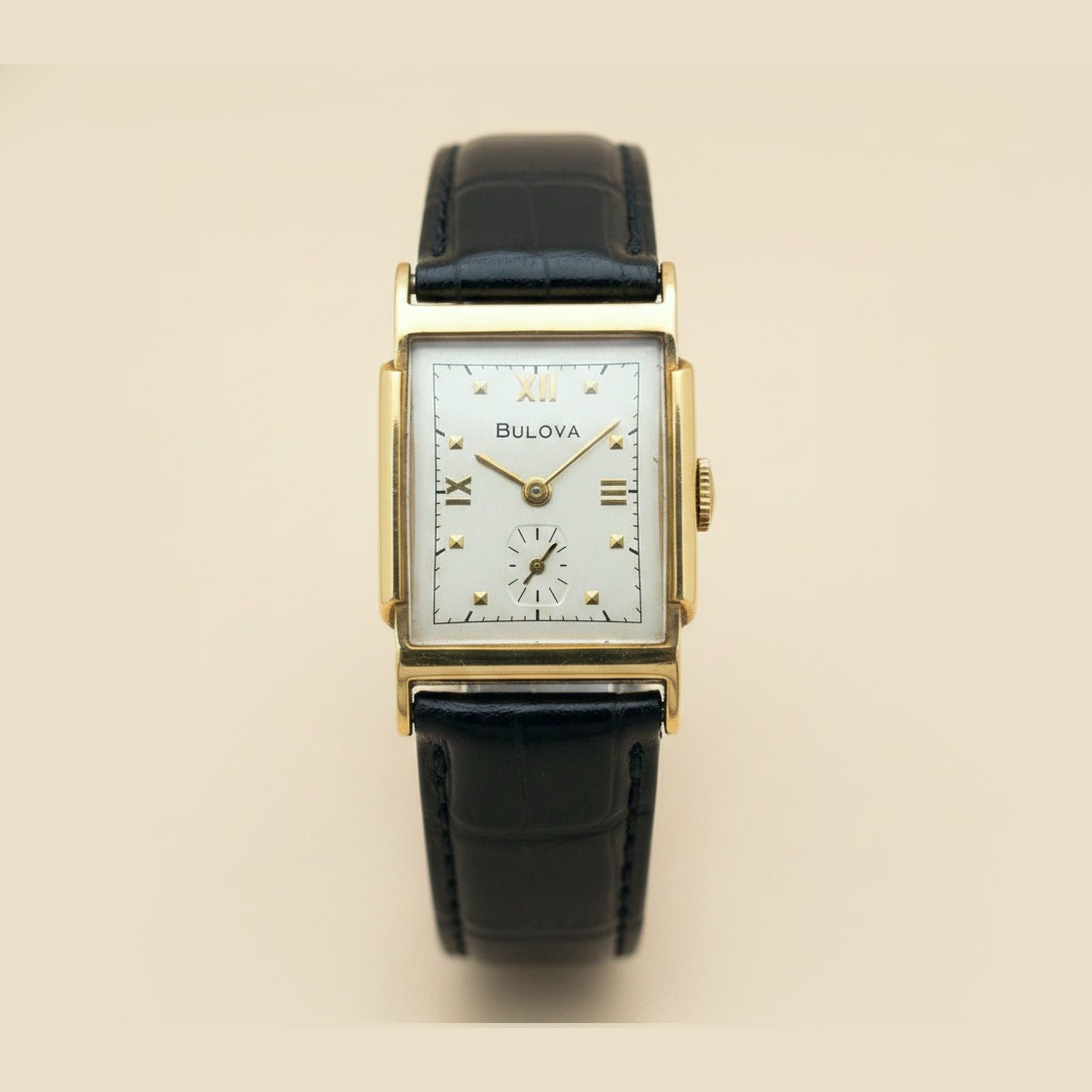 Gent's Bulova 14k Yellow Gold Mechanical Wind Watch