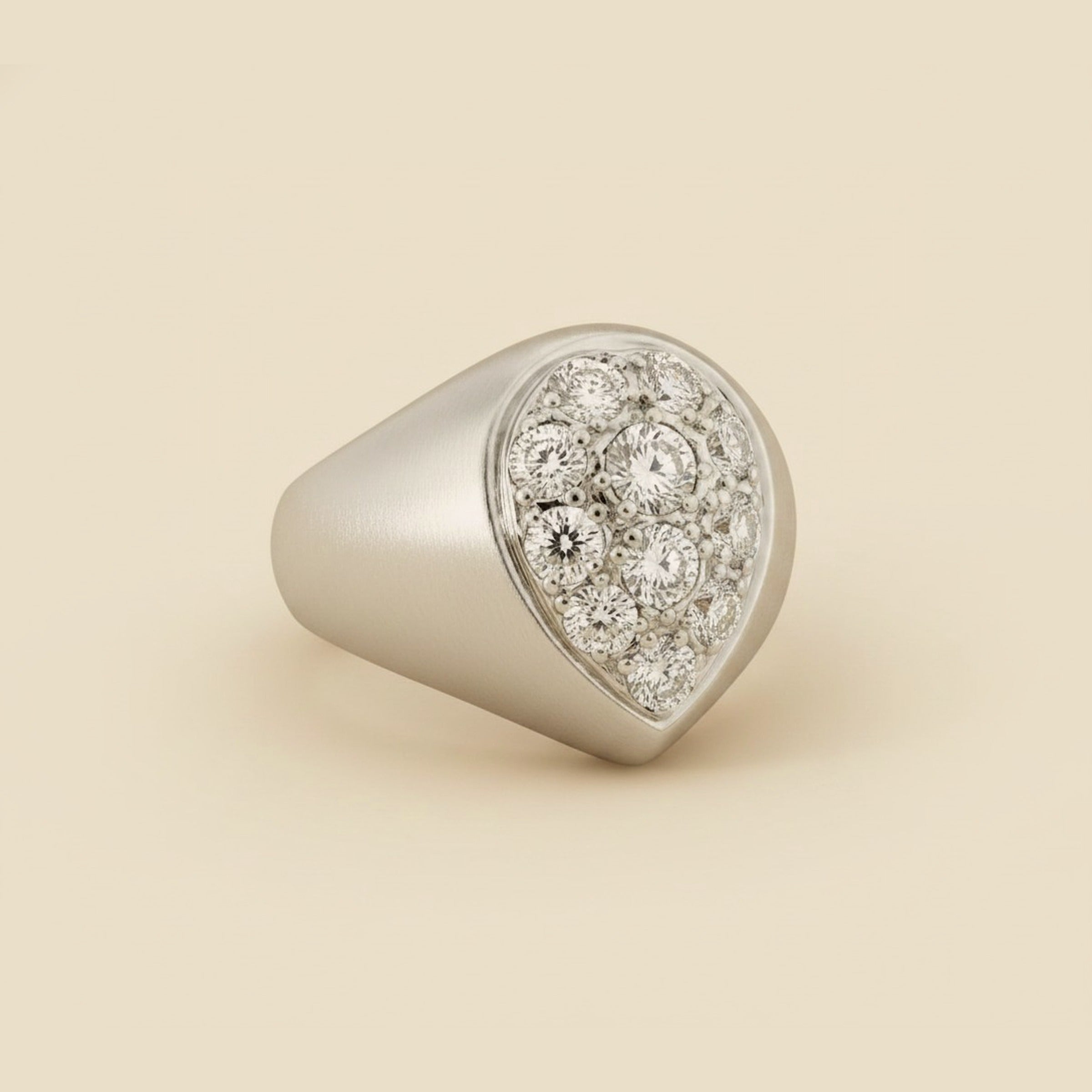 Gents 1970's Diamond Cluster Ring