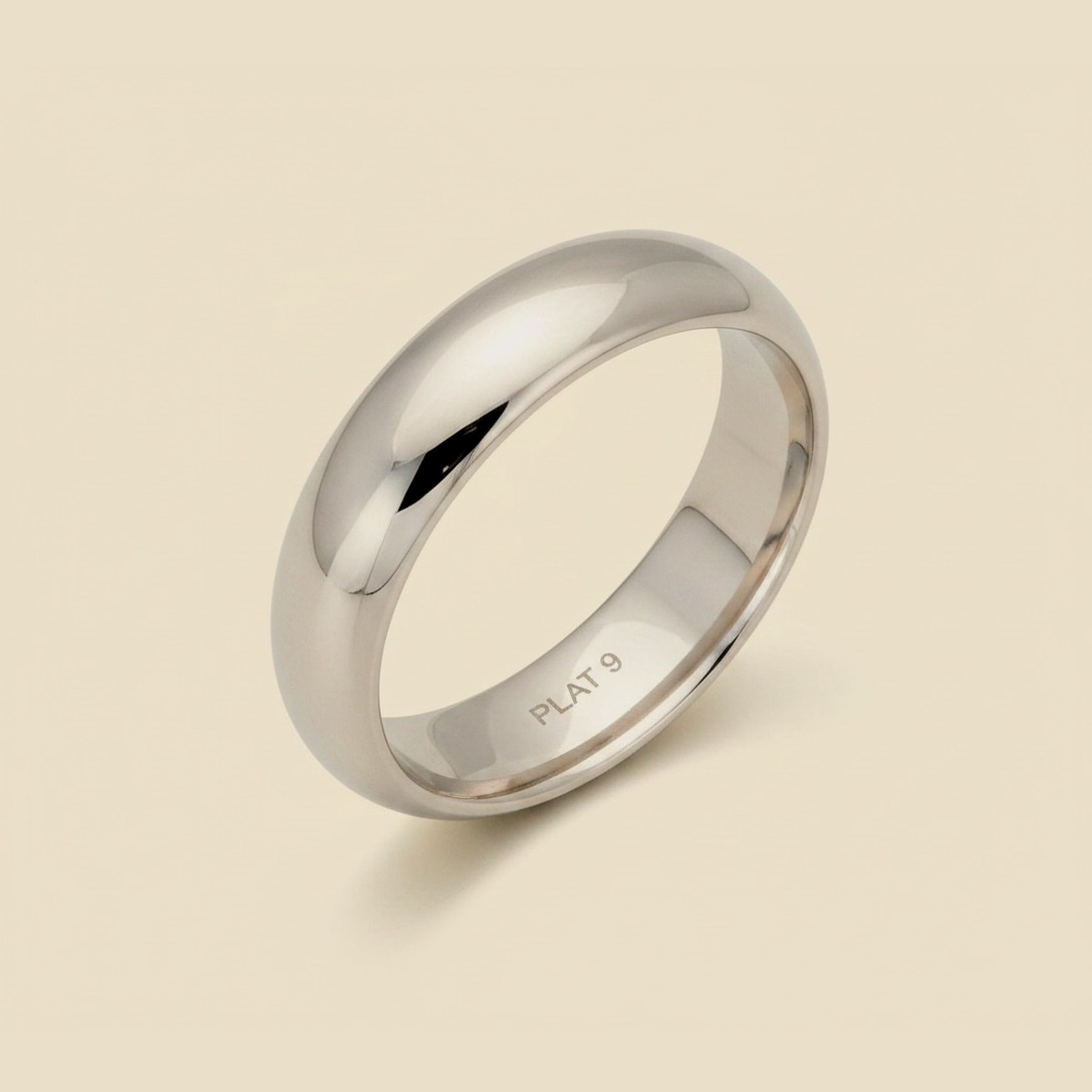 Gents Platinum Wedding Band – Empire Diamond