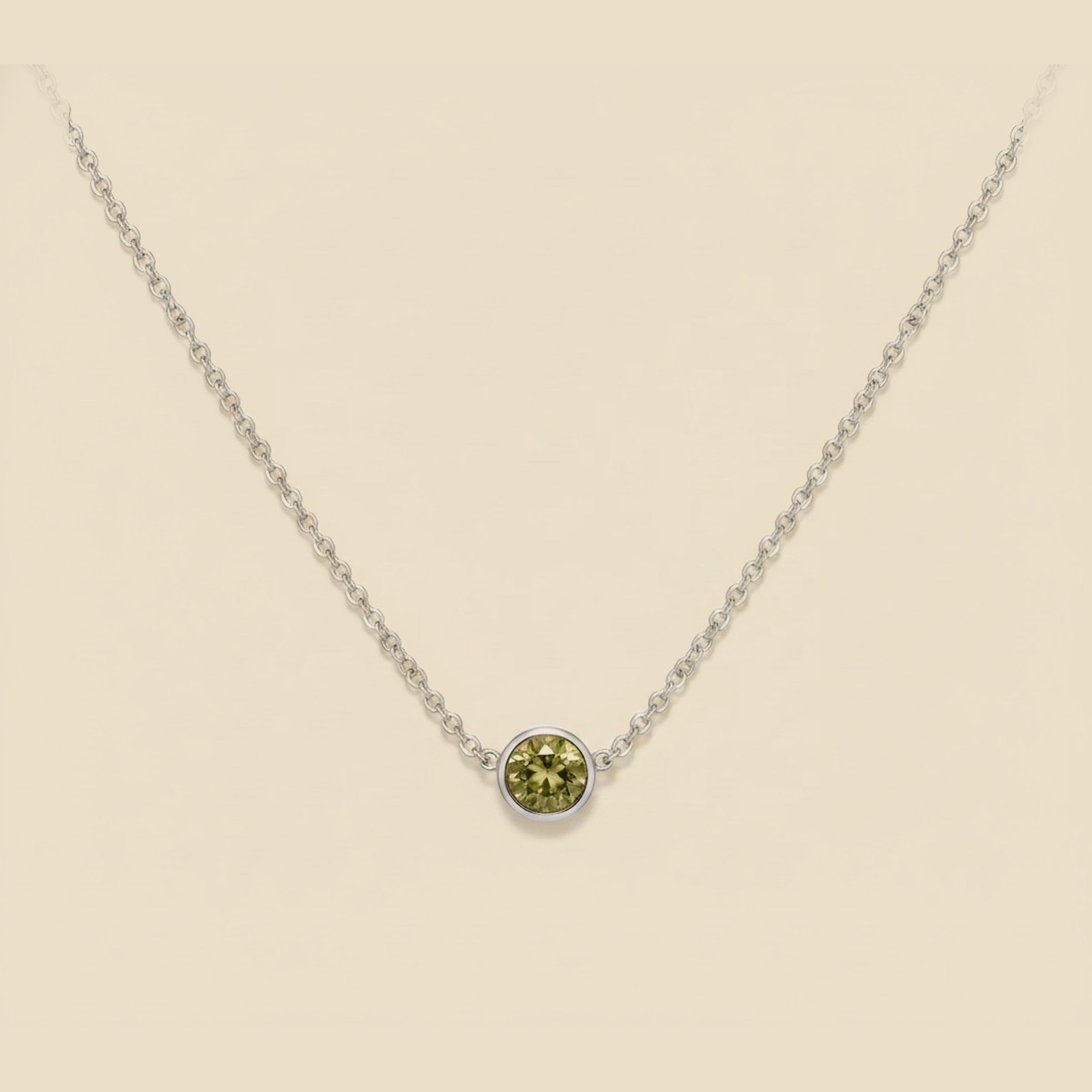 Green Sapphire Pendant Necklace – Empire Diamond
