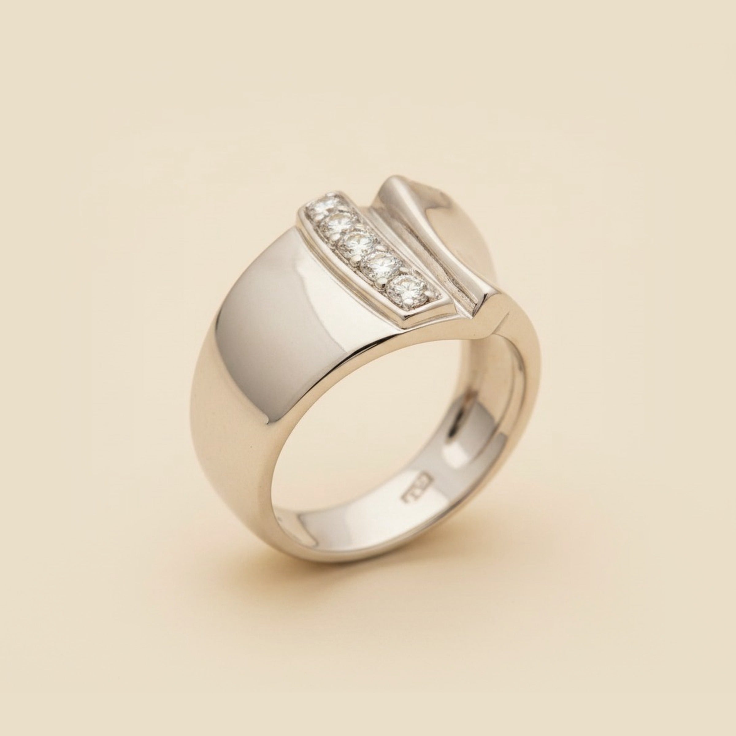 Kurt Gaum White Gold Diamond Cocktail Ring – Empire Diamond
